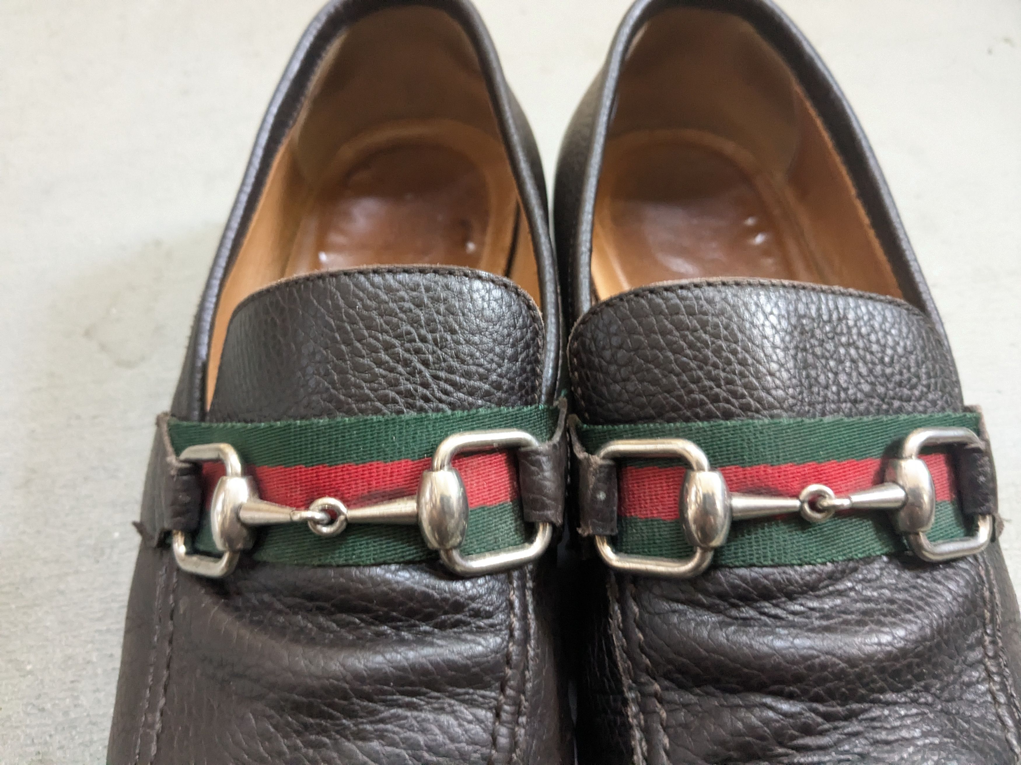 Gucci Gucci Horsebit Loafers Brown 8.5 D Leather Italy Slip On Size US 8.5 / EU 41-42 - 5 Thumbnail