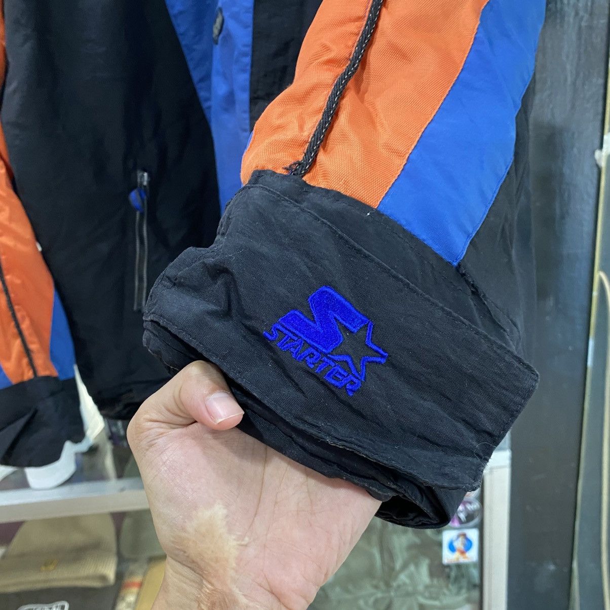 Starter × Vintage VINTAGE STARTER CENTRE LOGO ANORAK WINDBREAKER JACKET Size US XL / EU 56 / 4 - 7 Thumbnail