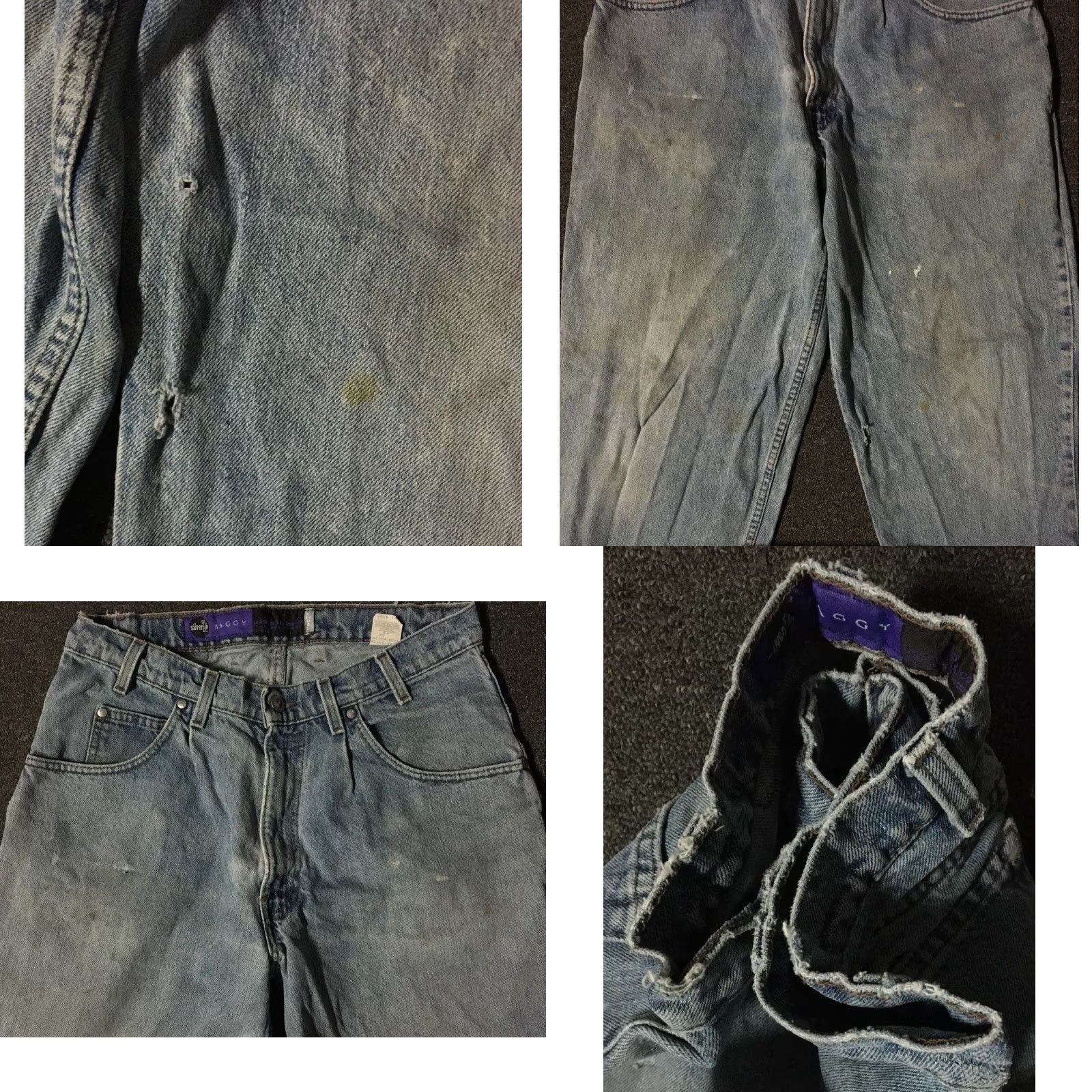 Levi's VINTAGE Levi's 500 Jeans Men Distressed Baggy 34 Denim Blue 90s Grunge Skater USA Rock/Retro/Thrashed Modern Style Size US 34 / EU 50 - 9 Thumbnail