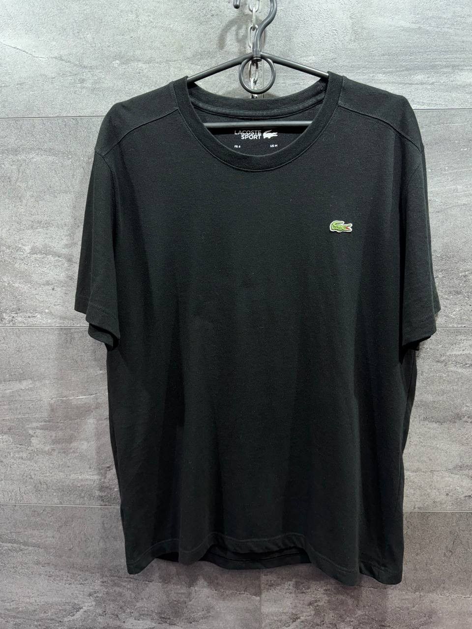 Lacoste × Vintage Lacoste Sport Black Men’s T-Shirt Mini Logo Size US M / EU 48-50 / 2 - 1 Thumbnail