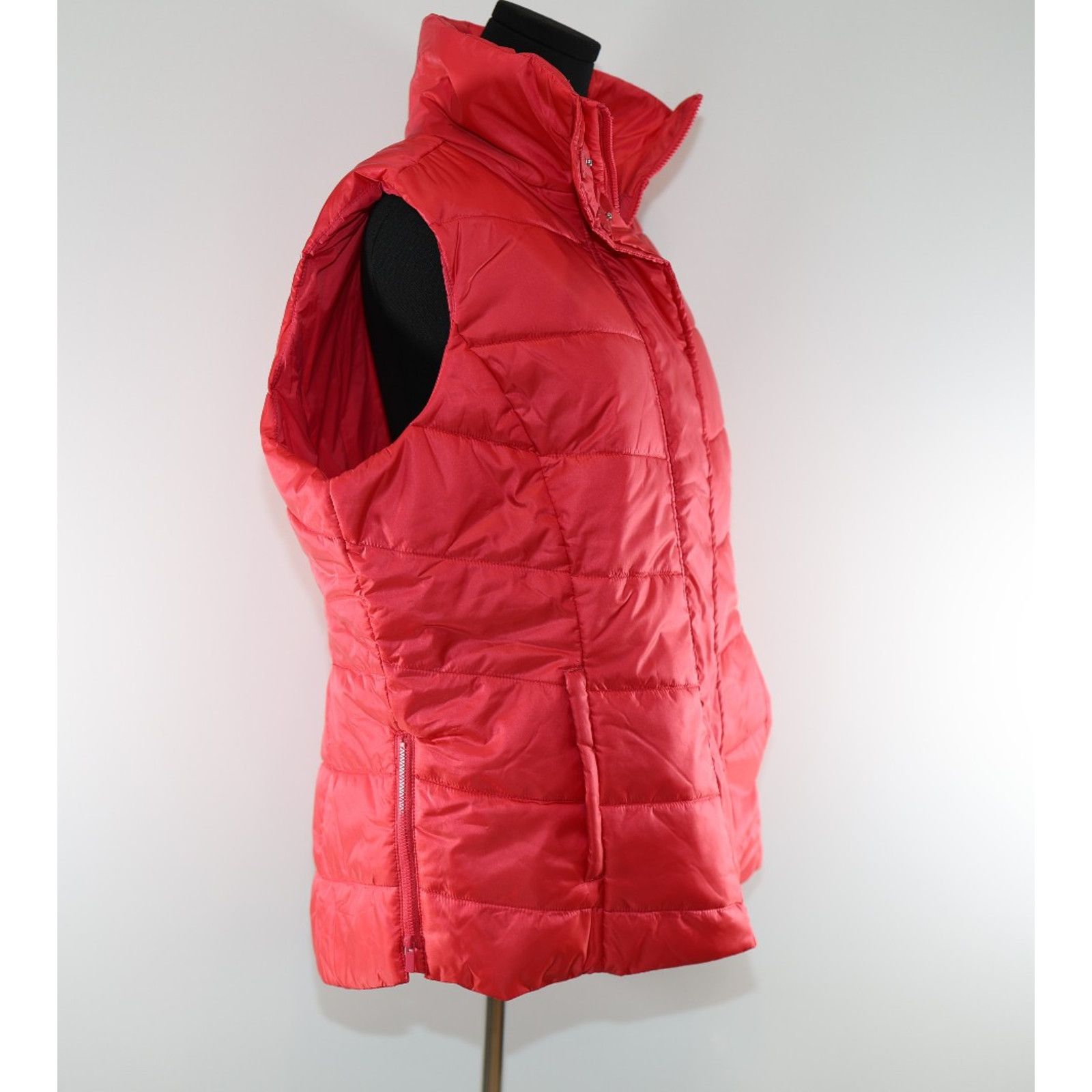 Chicos NWT CHICO'S Zenergy Pockets Zip Up Nylon Puffer Vest Size 14 Size L / US 10 / IT 46 - 3 Thumbnail