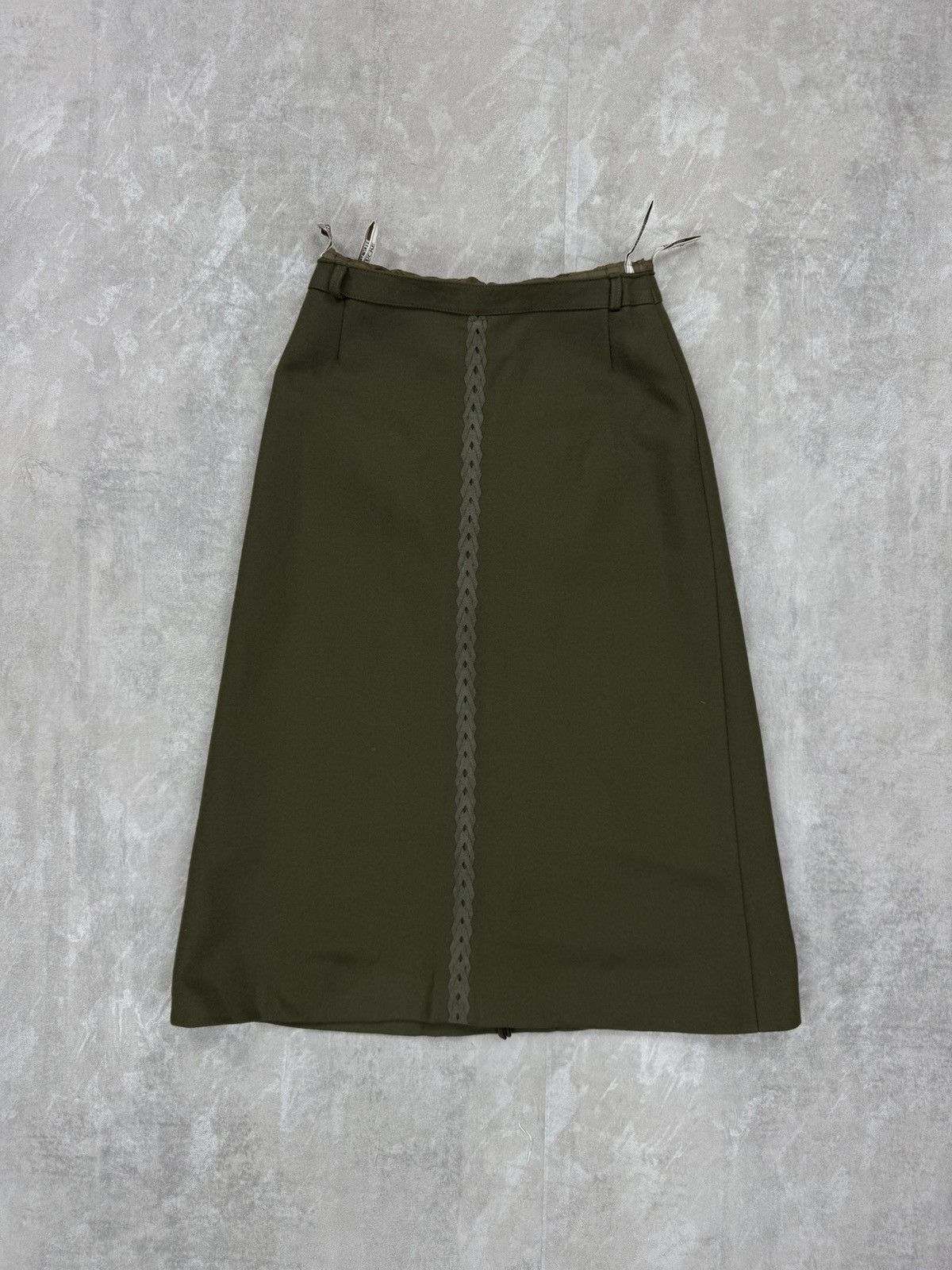 Other Hucke vintage wool midi skirt preppy style Womens size 38 Size 26" / US 2 / IT 38 - 1 Thumbnail