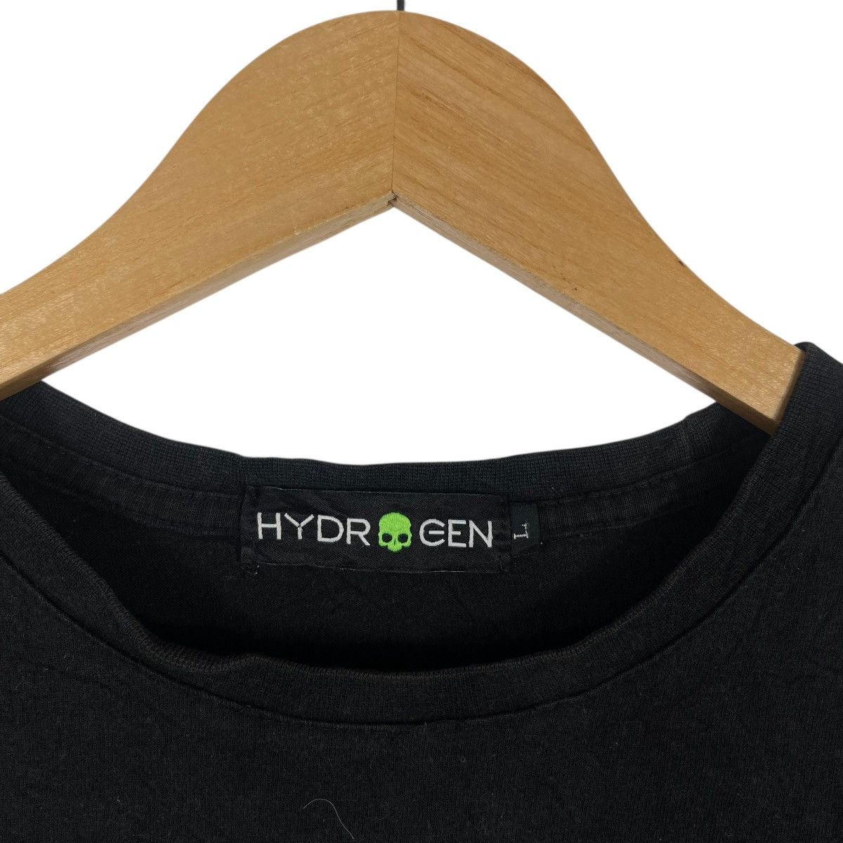 Vintage Hydrogen “Luxury” Skull Long Sleeve Tee | Italian Streetwear Size US L / EU 52-54 / 3 - 4 Thumbnail