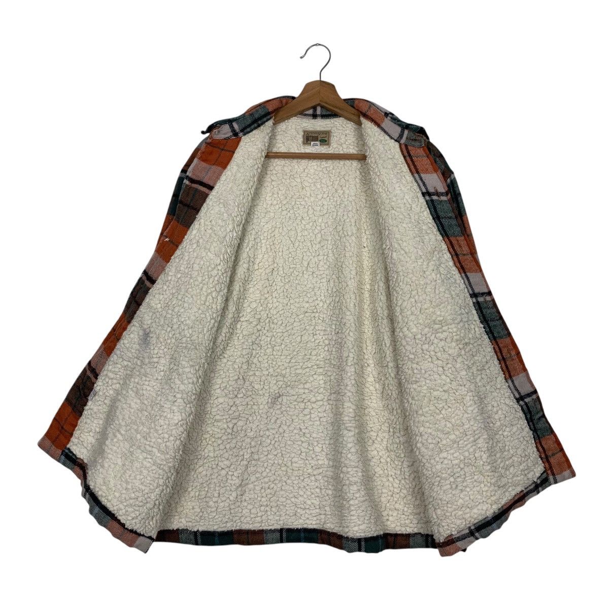 Vintage ACTIVE SCENE Outdoor Wear Check Flannel Jacket #2836-C128 Size US M / EU 48-50 / 2 - 11 Thumbnail
