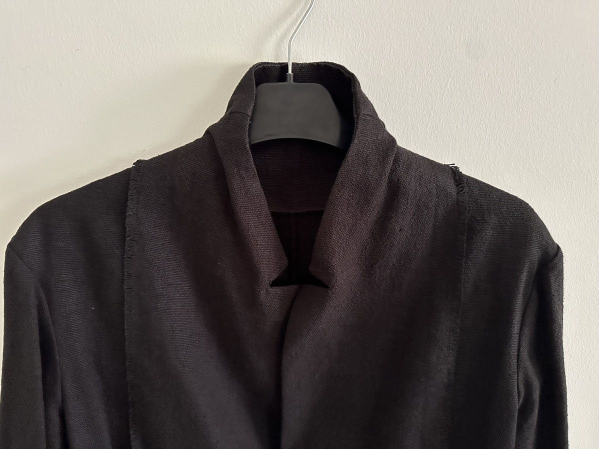 Ma+ ma+ Long Blazer Black (Cotton/Linen/Silk Blend) Size US S / EU 44-46 / 1 - 2 Thumbnail