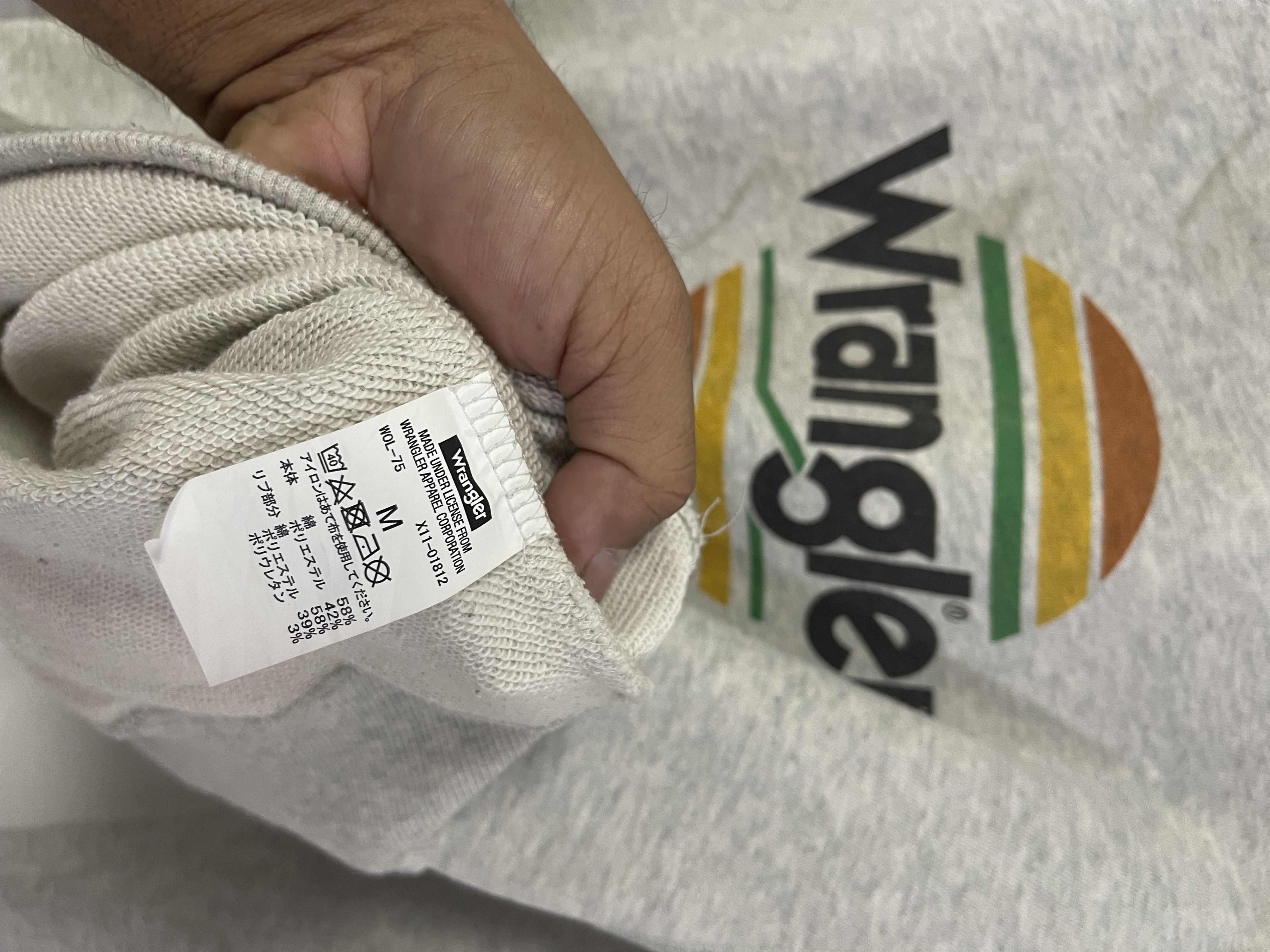 Vintage × Wrangler Vintage Wrangler Spellout Printed Logo Crewneck Sweatshirt Size US S / EU 44-46 / 1 - 11 Thumbnail