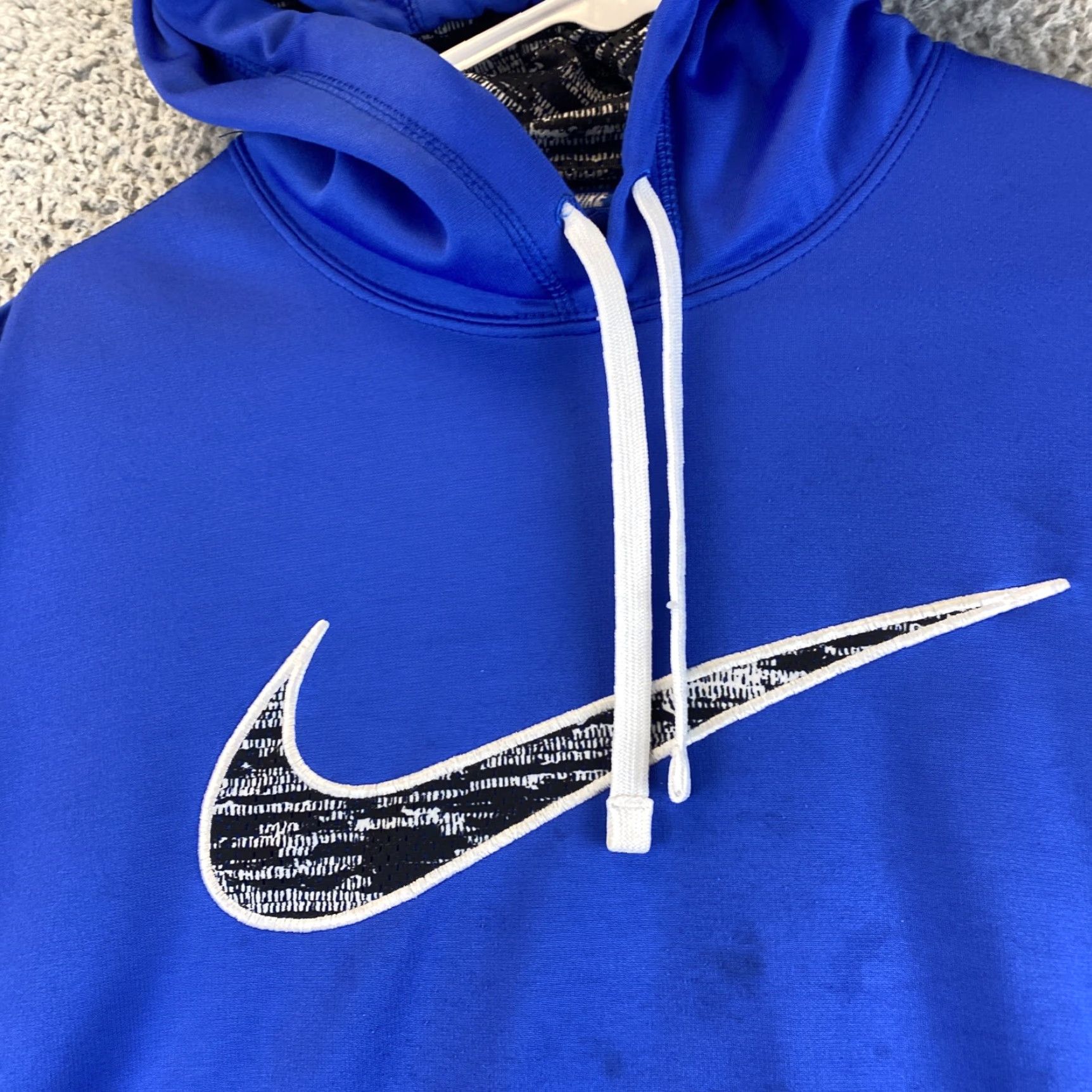 Nike Nike Therma Fit XL Blue Hoodie Hooded Sweatshirt Jacket Mens / 71-25 Size US XL / EU 56 / 4 - 4 Thumbnail