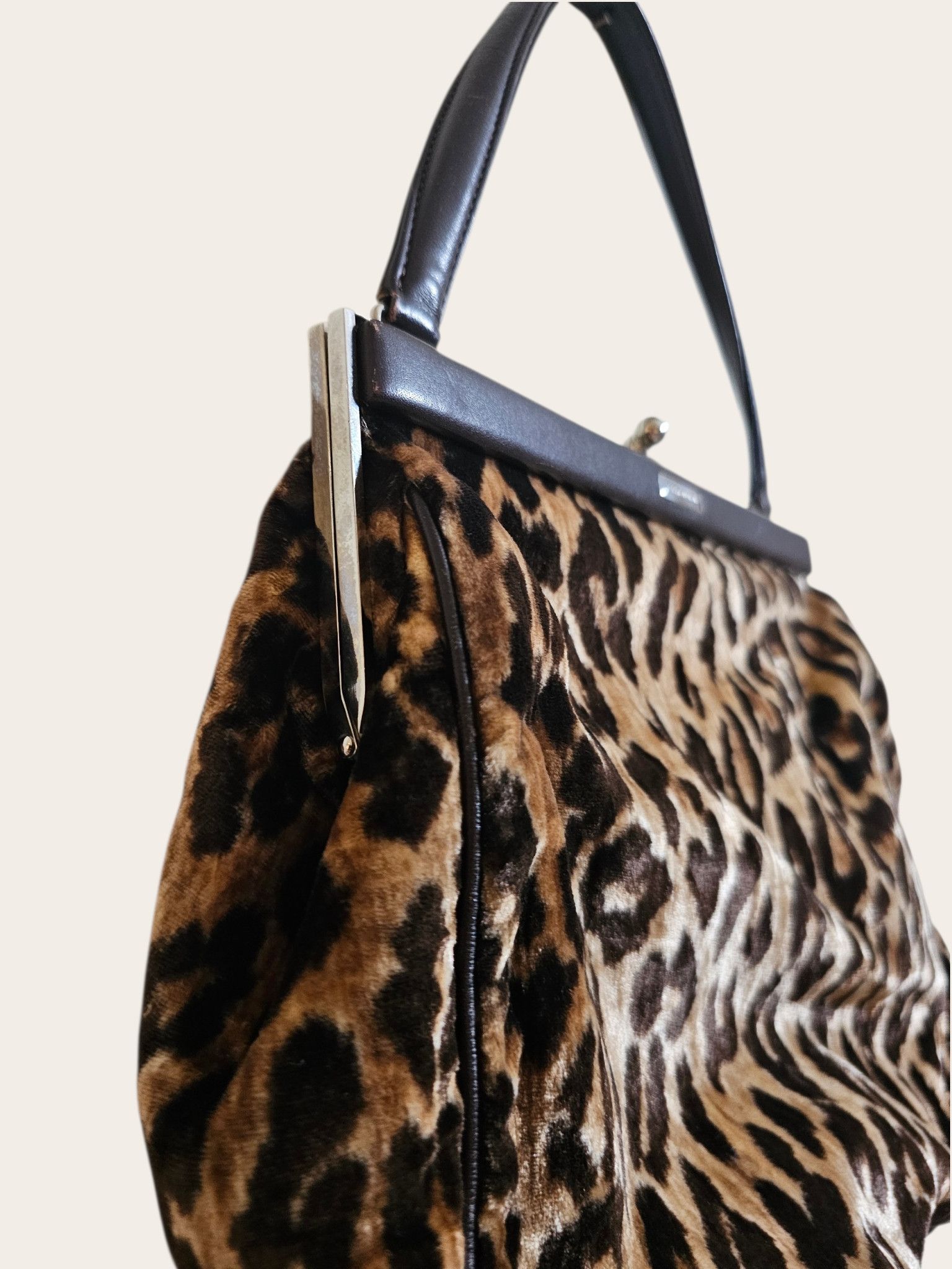 Dolce & Gabbana Dolce & Gabbana Leopard Print Vintage Handbag Size ONE SIZE - 3 Thumbnail