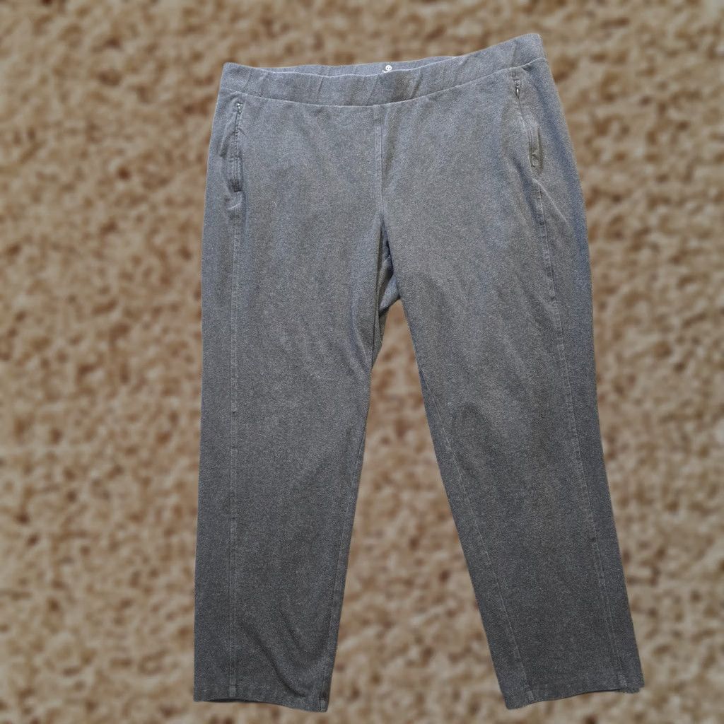 Talbots Talbots Pants Womens 3X Gray Straight Leg Pull On Sweatpants Casual Caplane? Size 40" / US 18 - 1 Thumbnail