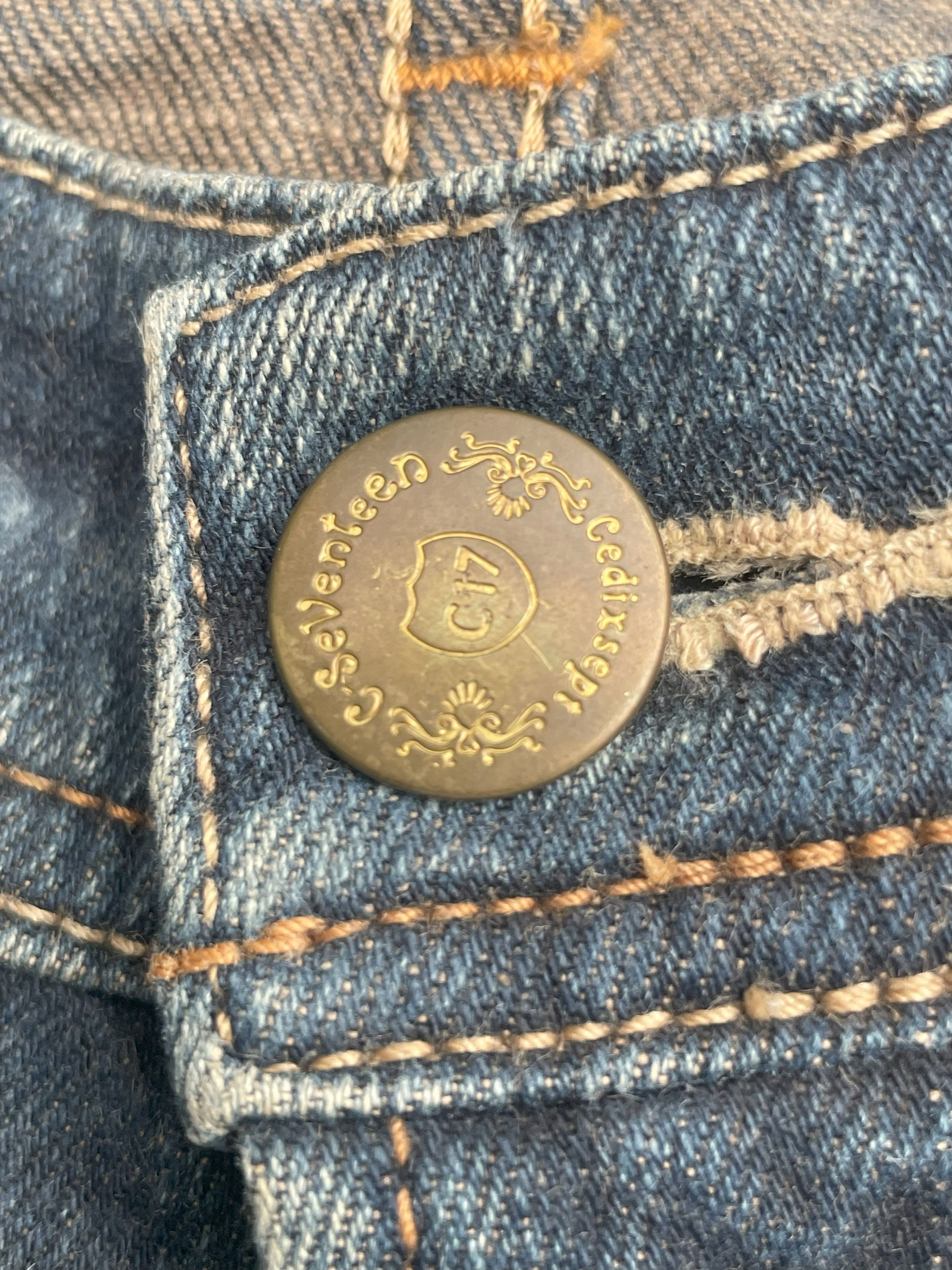 Japanese Brand C-Seventeen Flare Distresed Denim Size 30" / US 8 / IT 44 - 13 Thumbnail