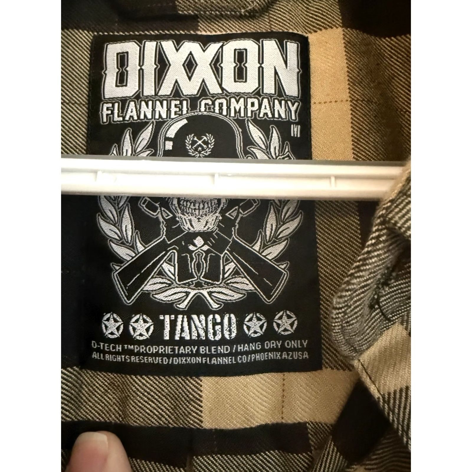 Vintage Dixxon Flannel Co. Tango Men’s Medium Long Sleeve Shirt Black/Khaki Size US M / EU 48-50 / 2 - 4 Thumbnail