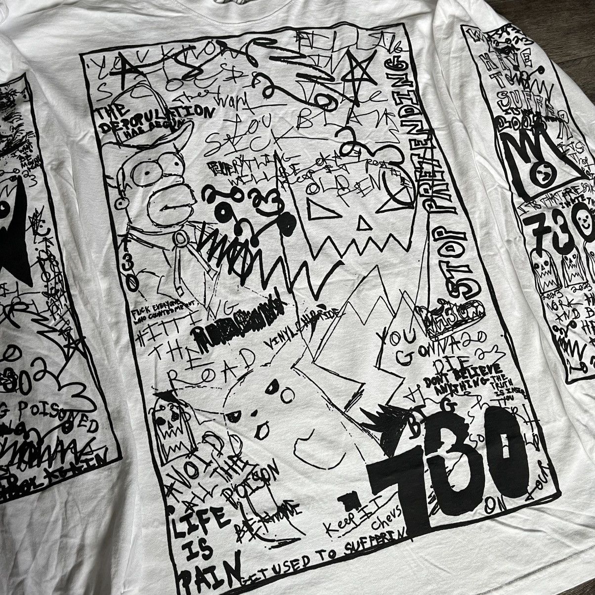 Asspizza Asspizza 2023 Tour Puff Print Longsleeve Graphic Tee Shirt Size US XXL / EU 58 / 5 - 5 Thumbnail