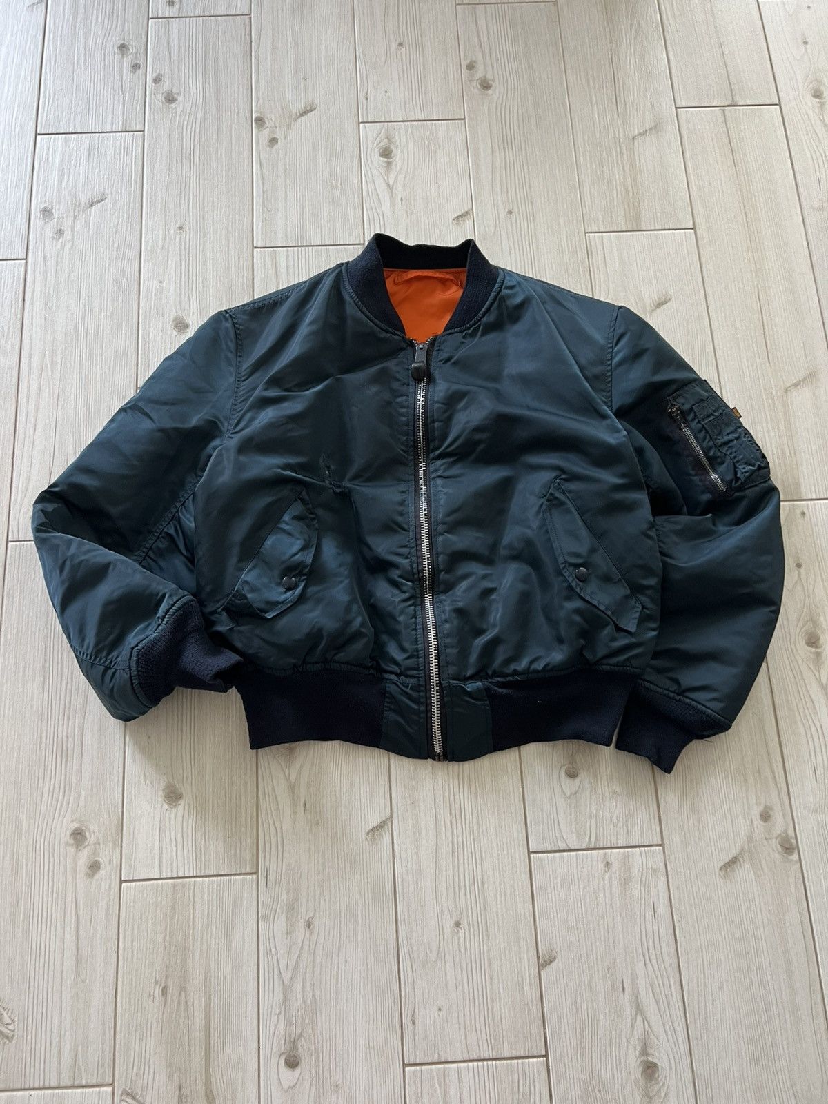 Alpha Industries Alpha Industries Reversible Bomber Jacket Size US XL / EU 56 / 4 - 4 Thumbnail