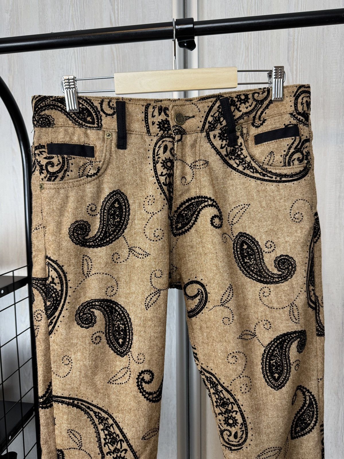 Dolce & Gabbana Dolce & Gabbana luxury paisley monogram pattern pants Size 30" / US 8 / IT 44 - 3 Thumbnail