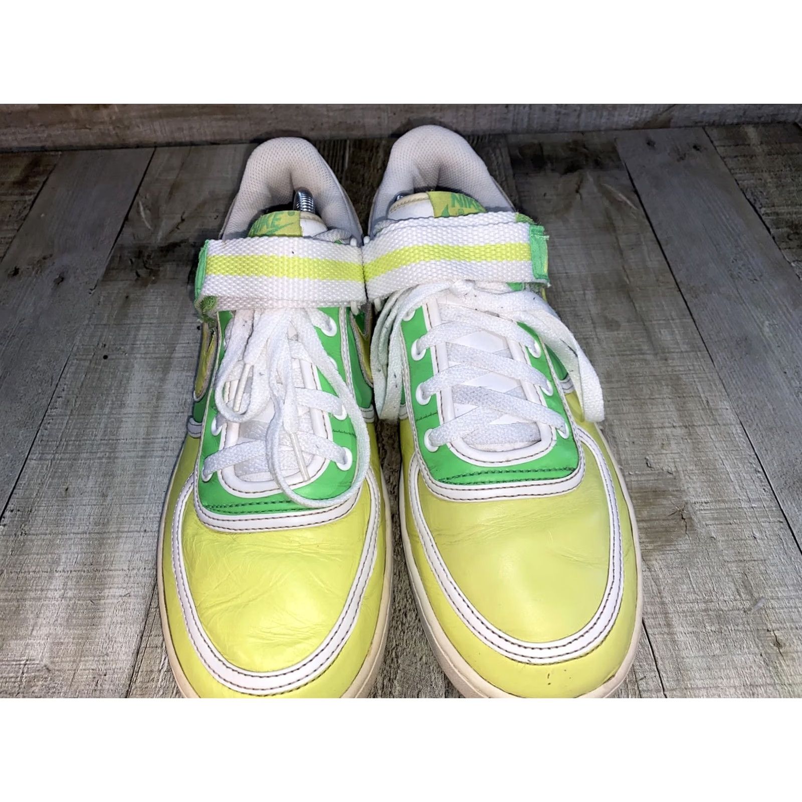 Nike Nike Mens Vandal Low Sneakers 312456-371 Size 10.5 Green Yellow White Mens Size US 10 / EU 43 - 2 Thumbnail