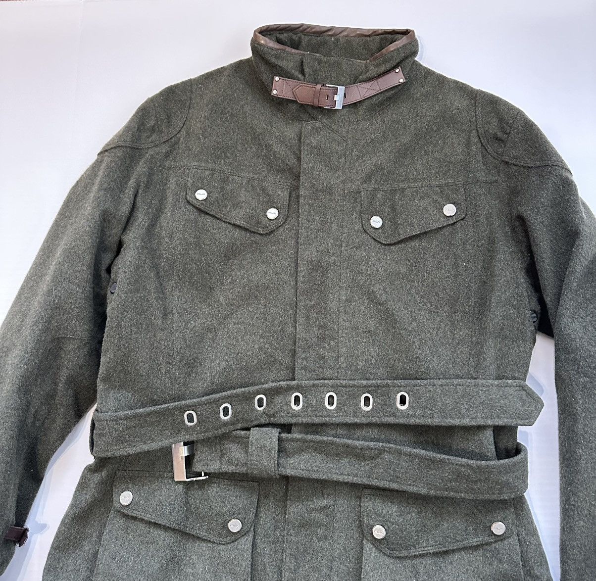 RLX Ralph Lauren Women’s RLX Ralph Lauren Wool Coat Jacket Large Vintage Size L / US 10 / IT 46 - 3 Thumbnail