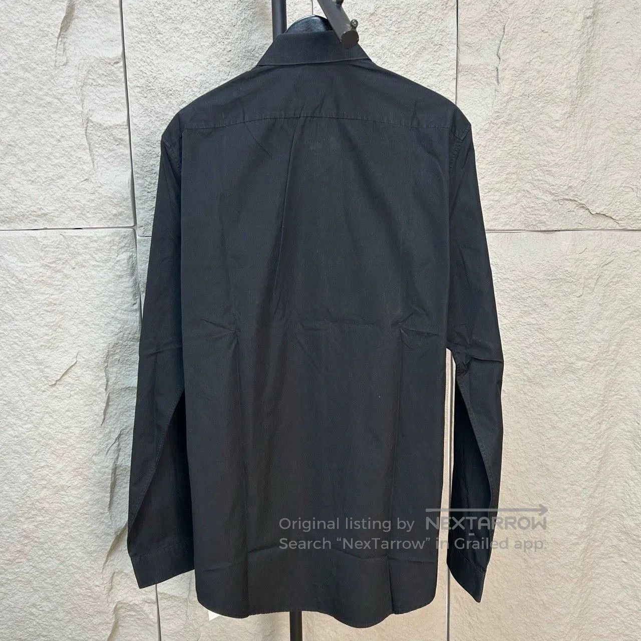 Balenciaga Balenciaga Black Long Sleeve Shirt for Sale. Size US M / EU 48-50 / 2 - 2 Thumbnail