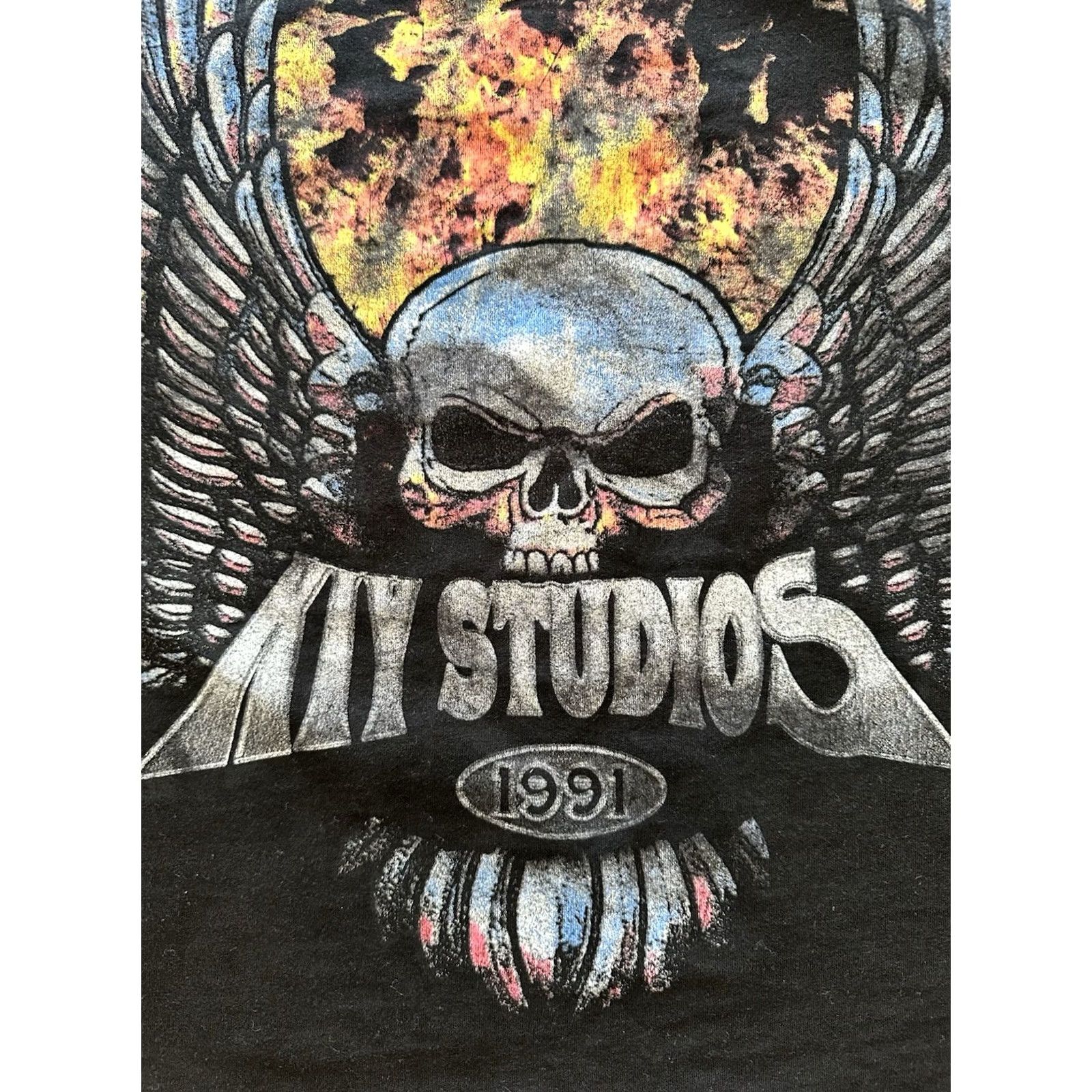 Vintage Kool By KIY Studios Double Sided Graphic Howlers Club T-Shirt Black Men XXL Size US XXL / EU 58 / 5 - 4 Thumbnail