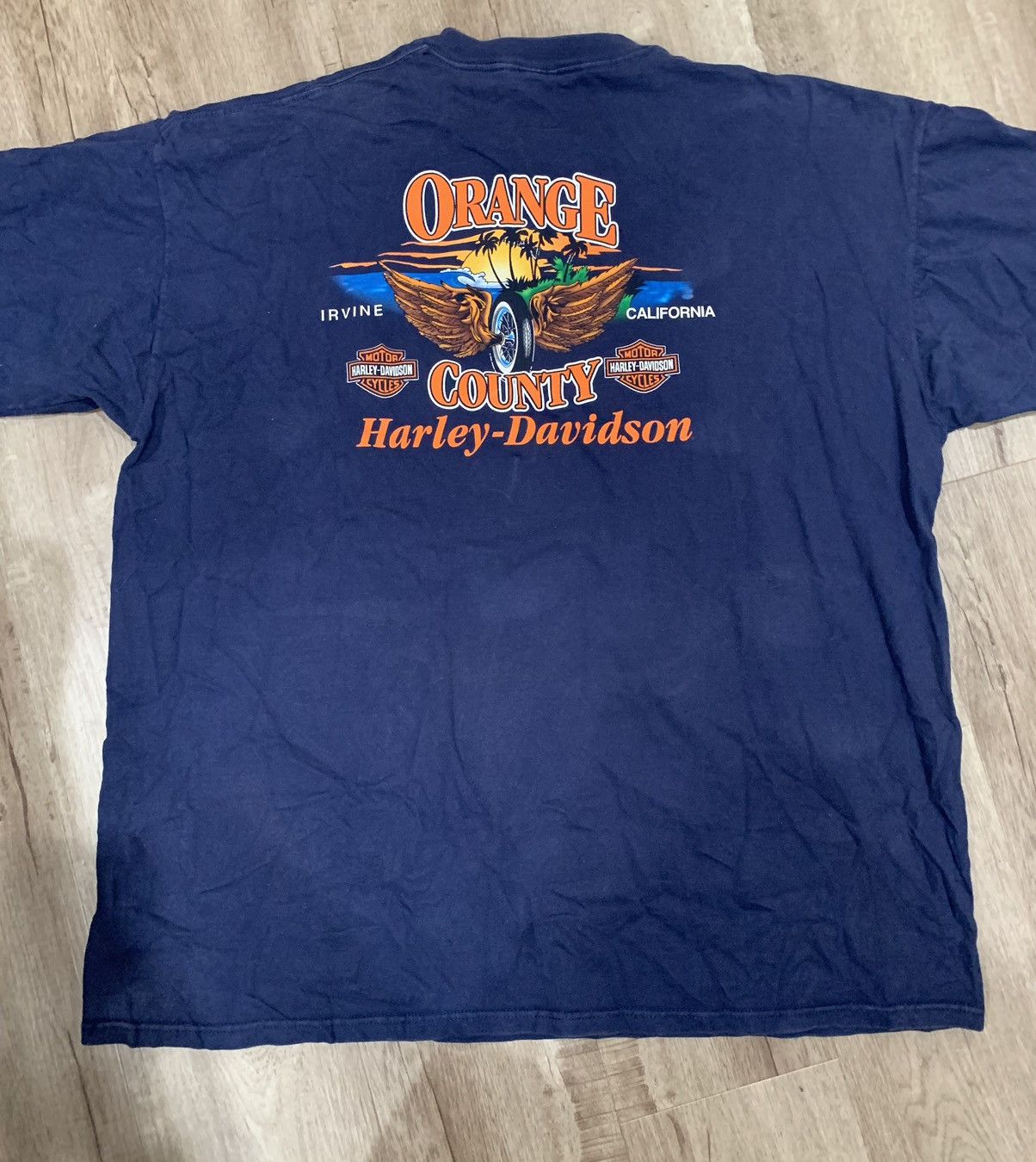 Harley Davidson × Vintage 3XL Vintage Harley Davidson Orange County tee Size US XXL / EU 58 / 5 - 3 Thumbnail