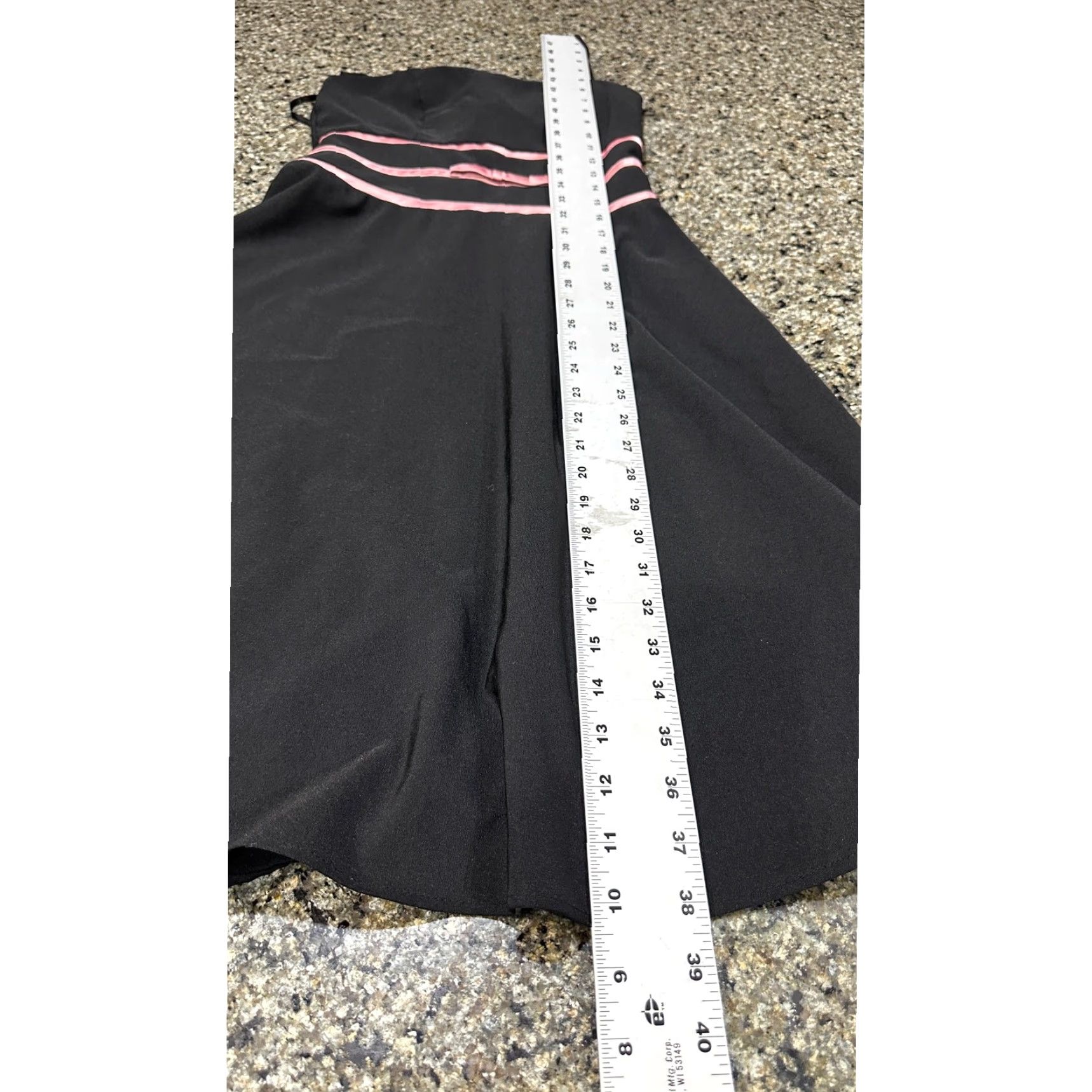 Vintage Y2K B. Smart Midi Dress Juniors 5 Black Pink Sleeveless A-Line Fit & Flare Party Cocktail Prom Retro Coquette Womens Size S / US 4 / IT 40 - 6 Thumbnail