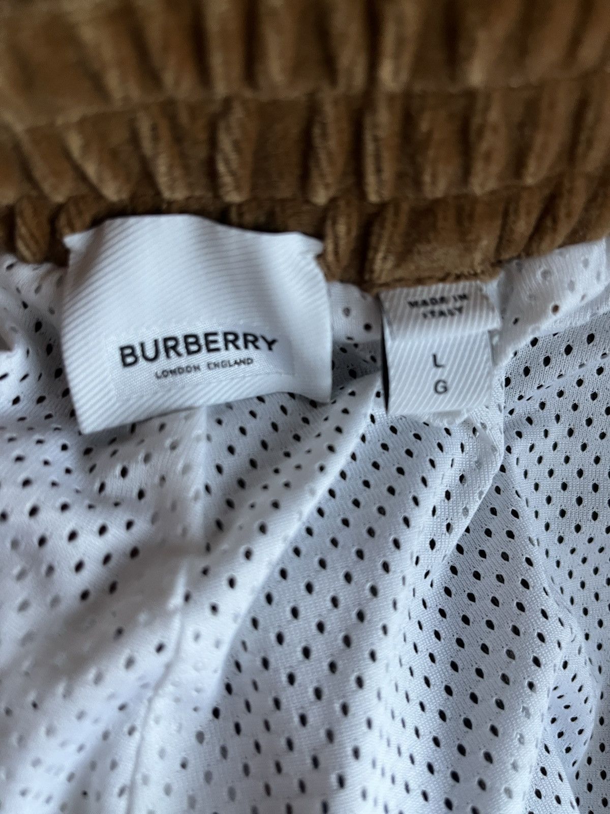 Burberry Burberry Cotton-Blend Velour Track Pants Color-Block Large Size US 36 / EU 52 - 6 Thumbnail