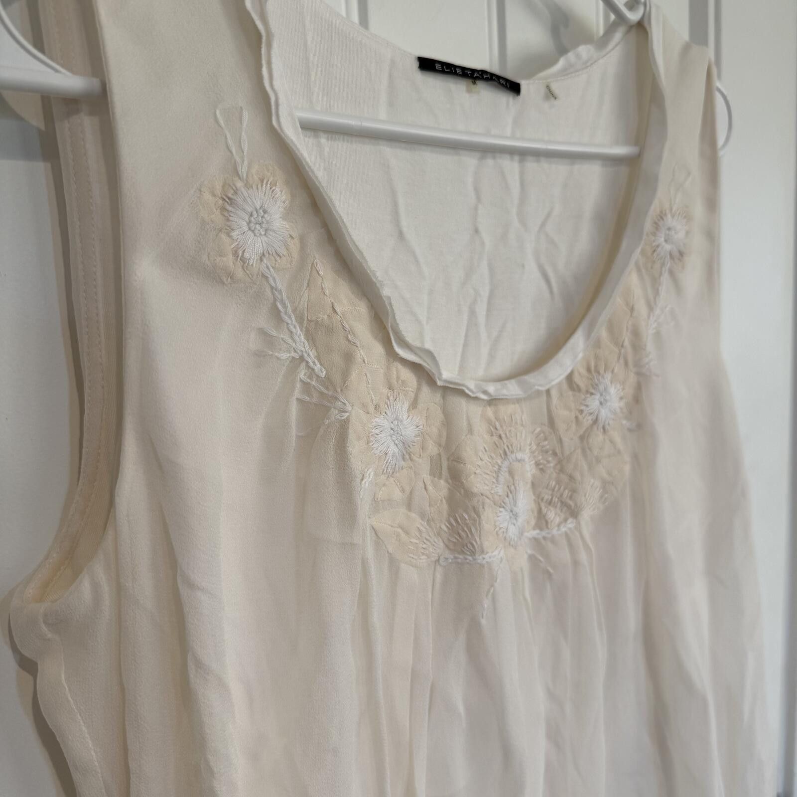 Elie Tahari Elie Tahari Silk Medium Top Size M / US 6-8 / IT 42-44 - 2 Thumbnail