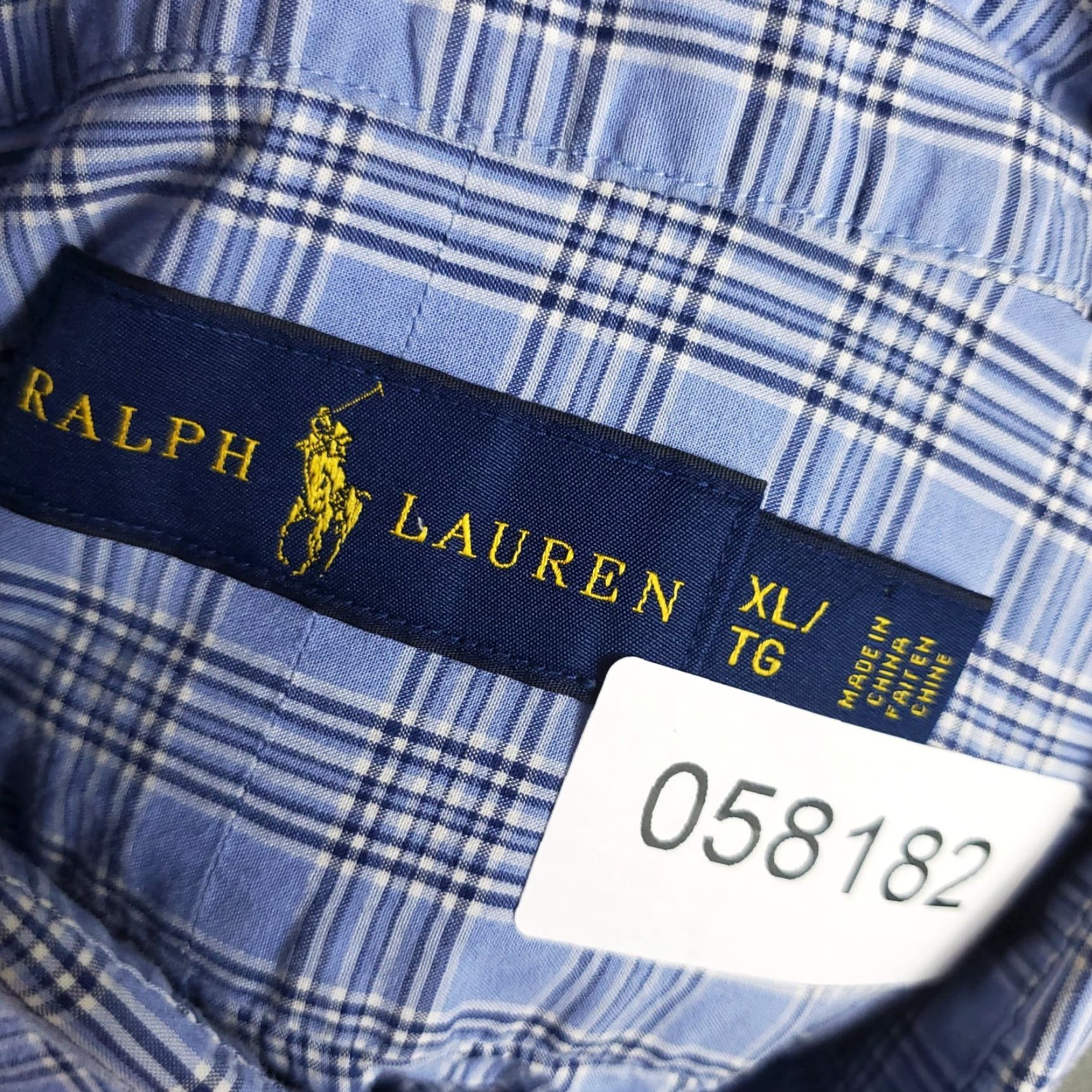 Ralph Lauren Ralph Lauren Shirt Mens XL Blue Plaid Pony Casual Button Up Long Sleeve Size US XL / EU 56 / 4 - 7 Thumbnail