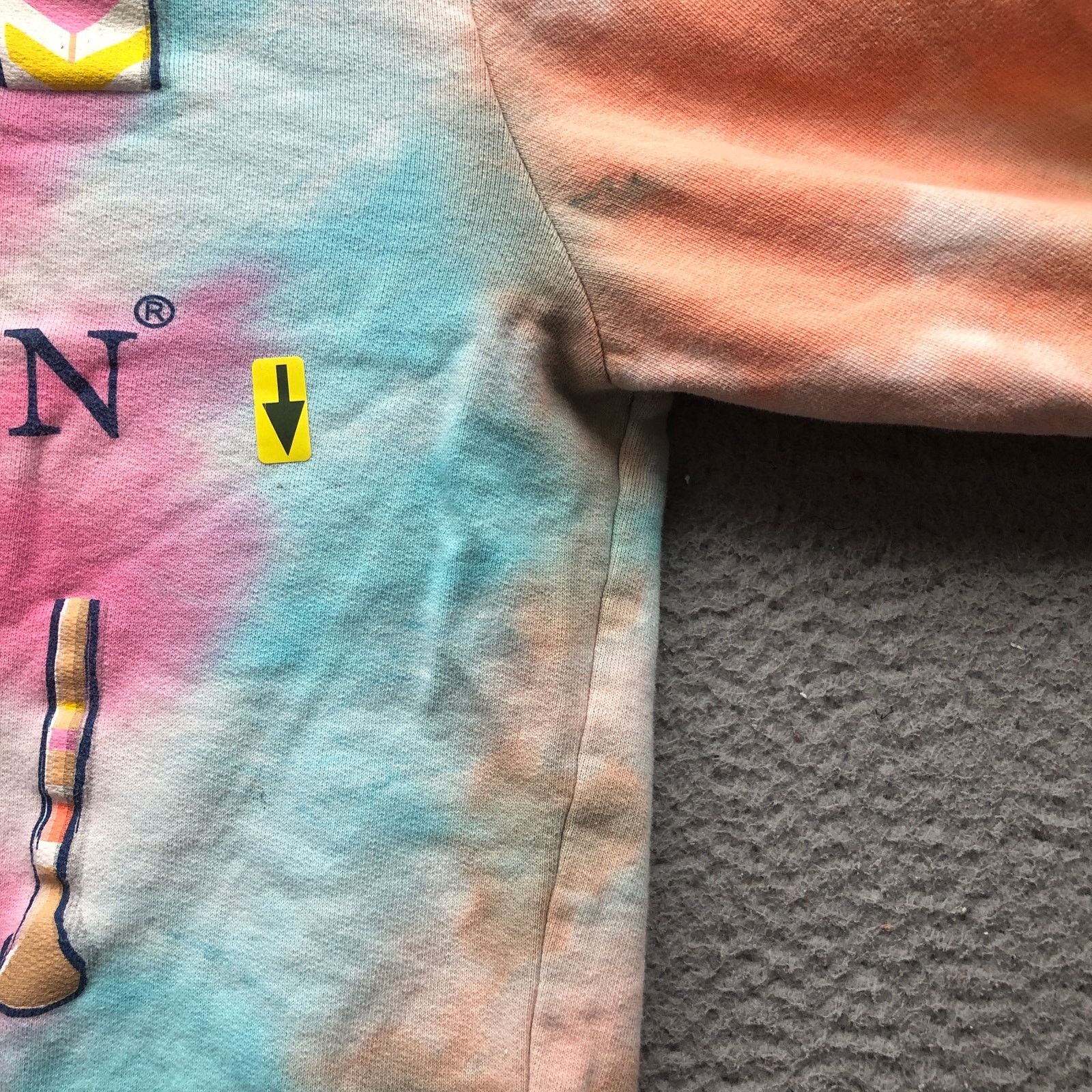 Other Simply Southern Hoodie Women Small Graphic Tie Dye Blue Pink Size S / US 4 / IT 40 - 8 Thumbnail