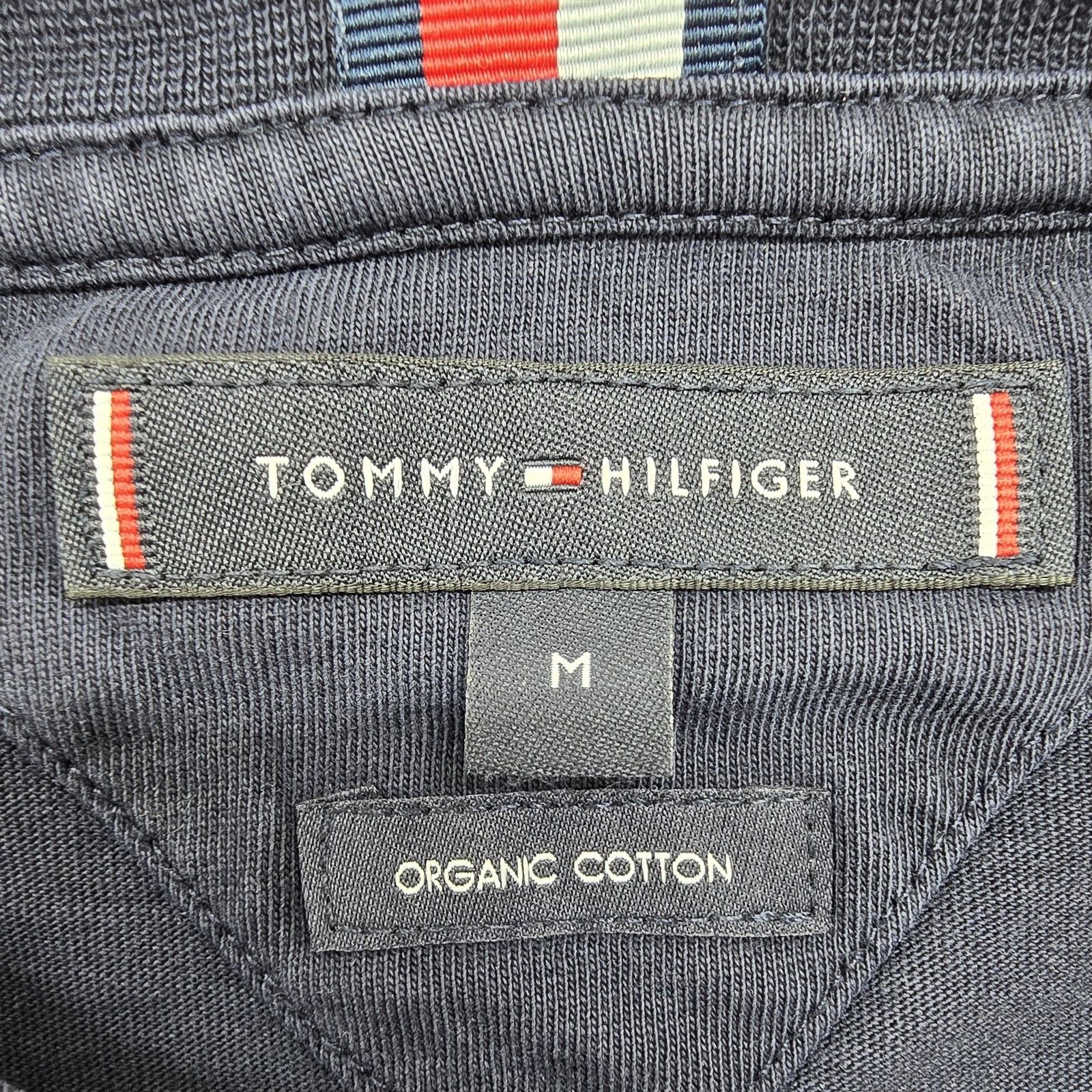 Tommy Hilfiger Tommy Hilfiger Men's Navy Organic Cotton Crew Neck T-Shirt M Size US M / EU 48-50 / 2 - 3 Thumbnail