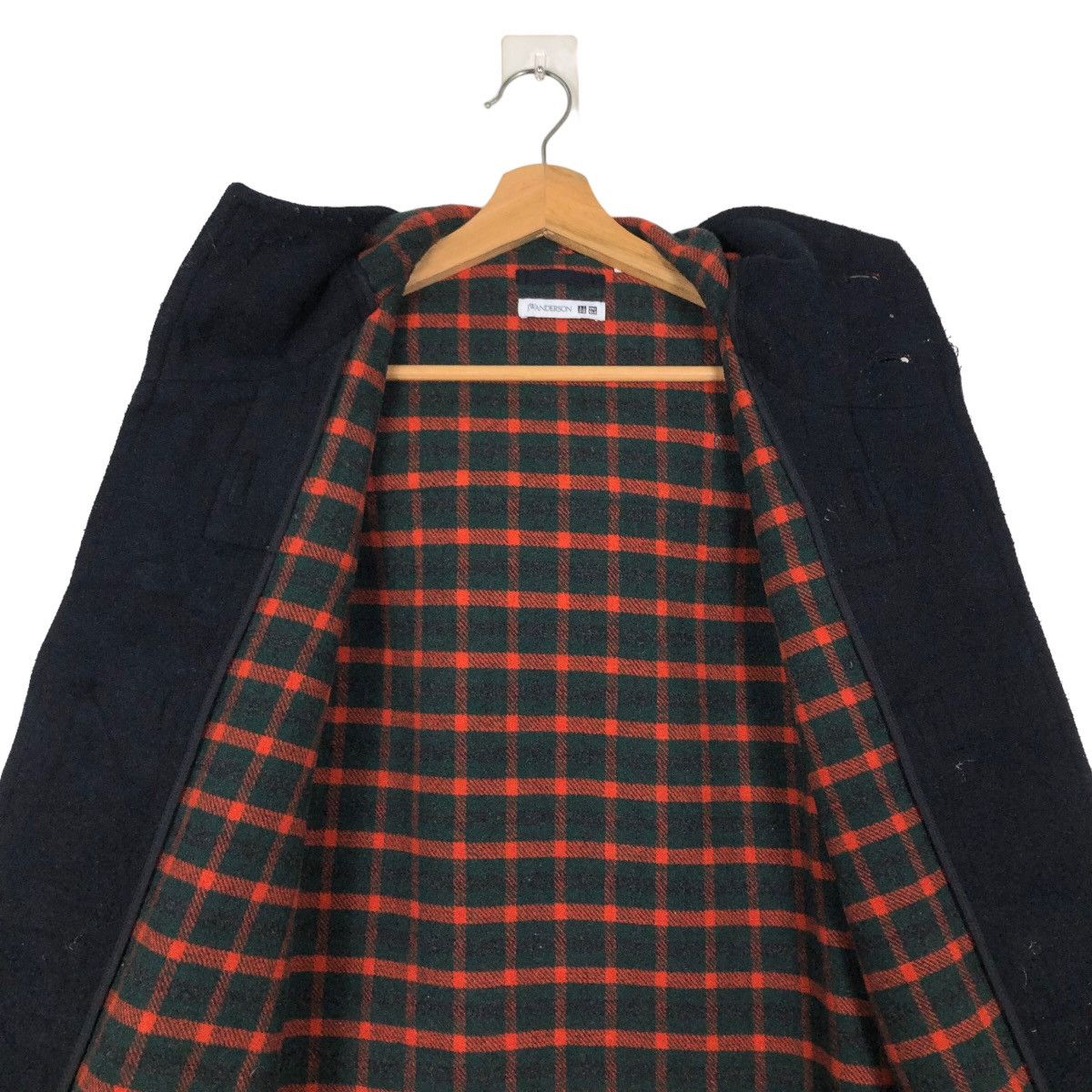 Japanese Brand 🔥Long Wool Duffle Jacket J.W.Anderson Japan Tartan Design Size US M / EU 48-50 / 2 - 12 Thumbnail