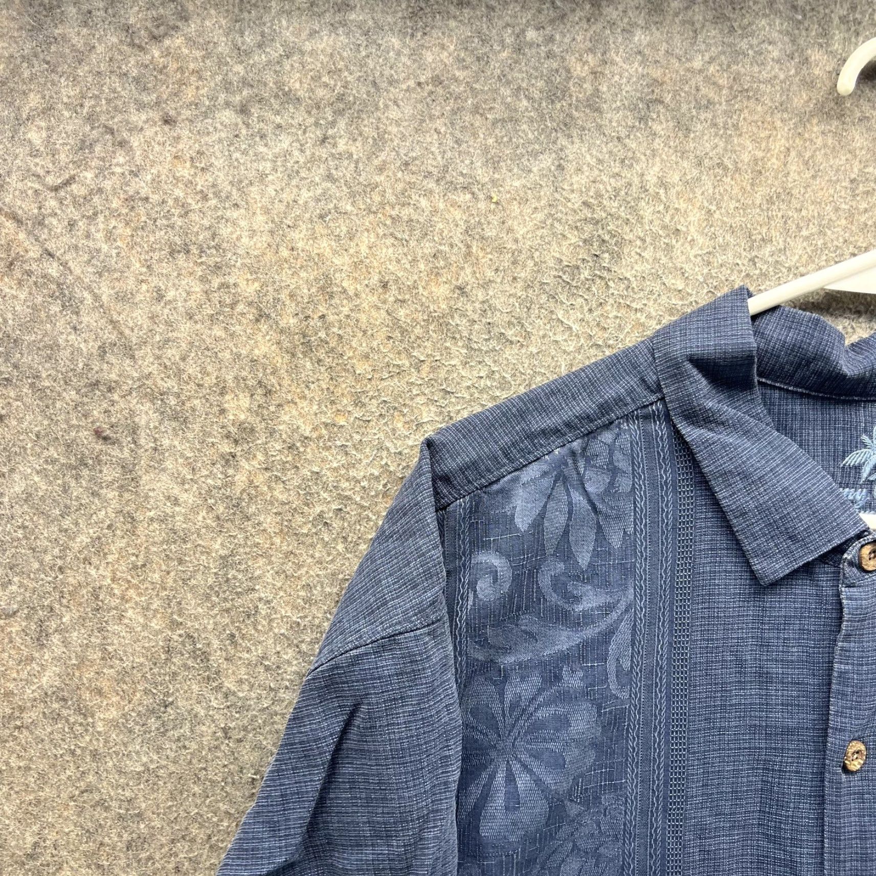 Tommy Bahama Tommy Bahama Shirt Mens 2XL Blue Floral Silk Hawaiian Short Sleeve Button Front Size US XXL / EU 58 / 5 - 7 Thumbnail