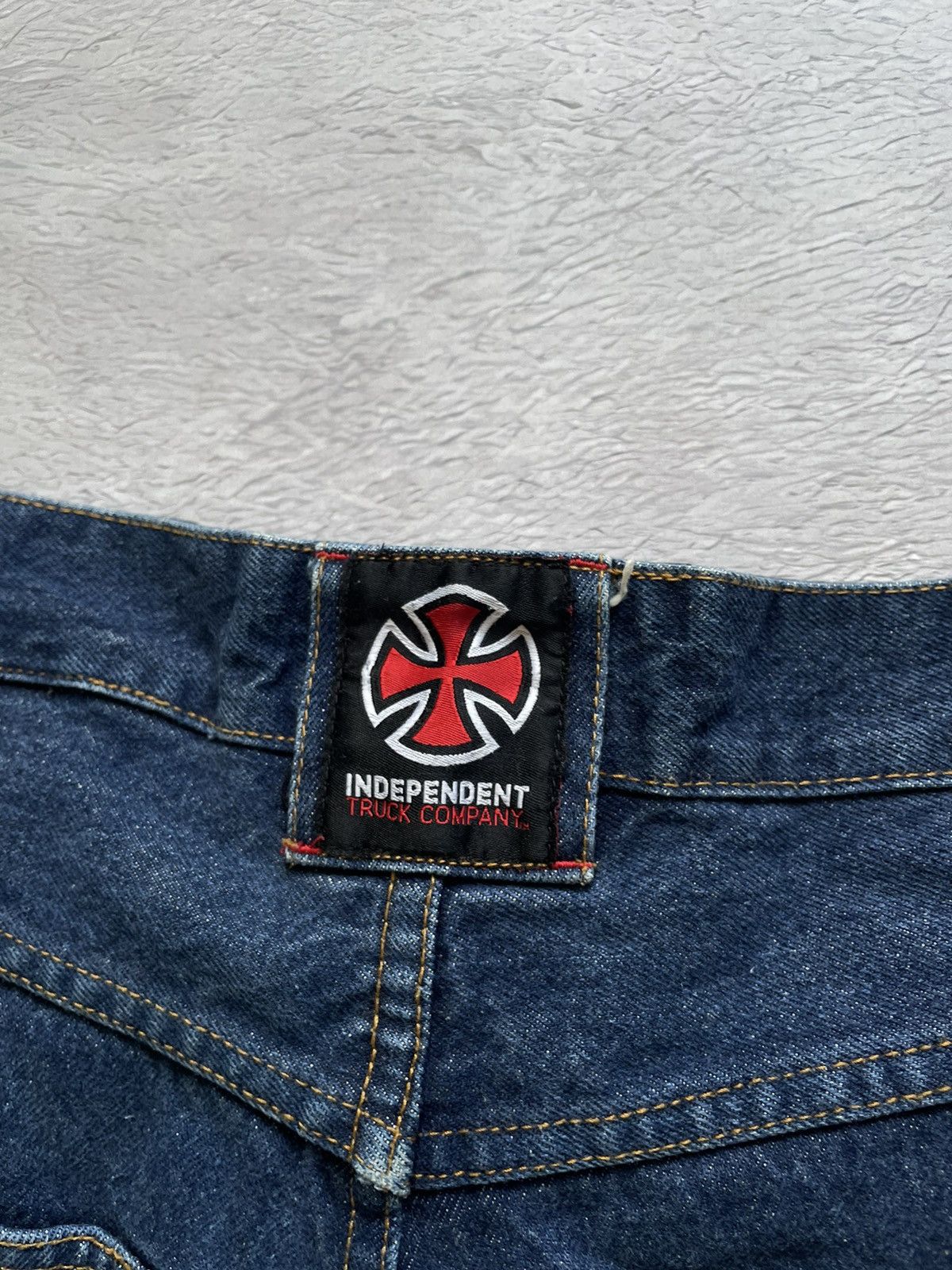 Independent Truck Co. VINTAGE! Independent Truck Company Denim Jeans Logo Size US 34 / EU 50 - 5 Thumbnail