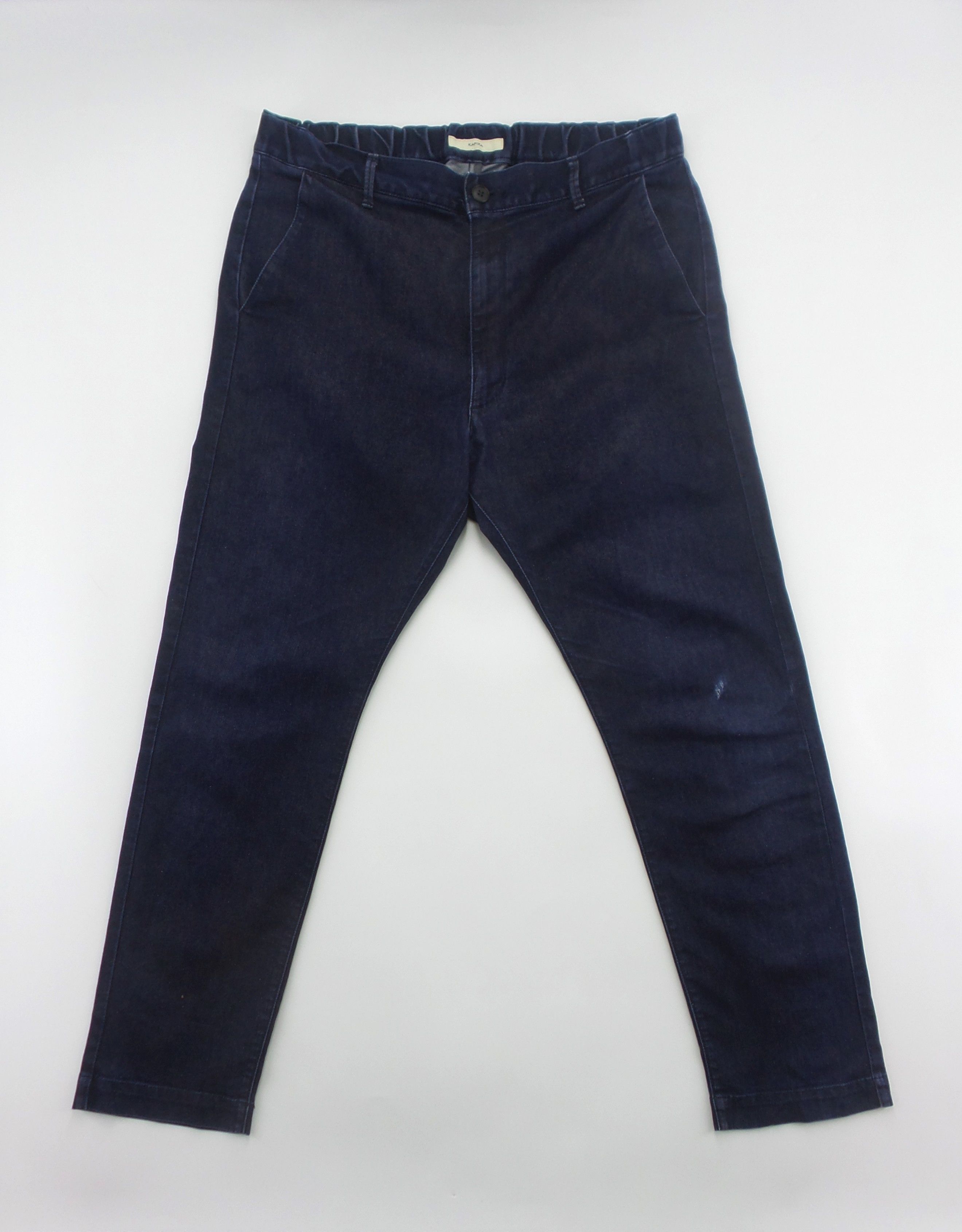 Designer × Japanese Brand × KOJIMA GENES Kafika Okayama Kojima Japan Blue Denim Pants W33-35xL39 Size US 33 - 1 Thumbnail