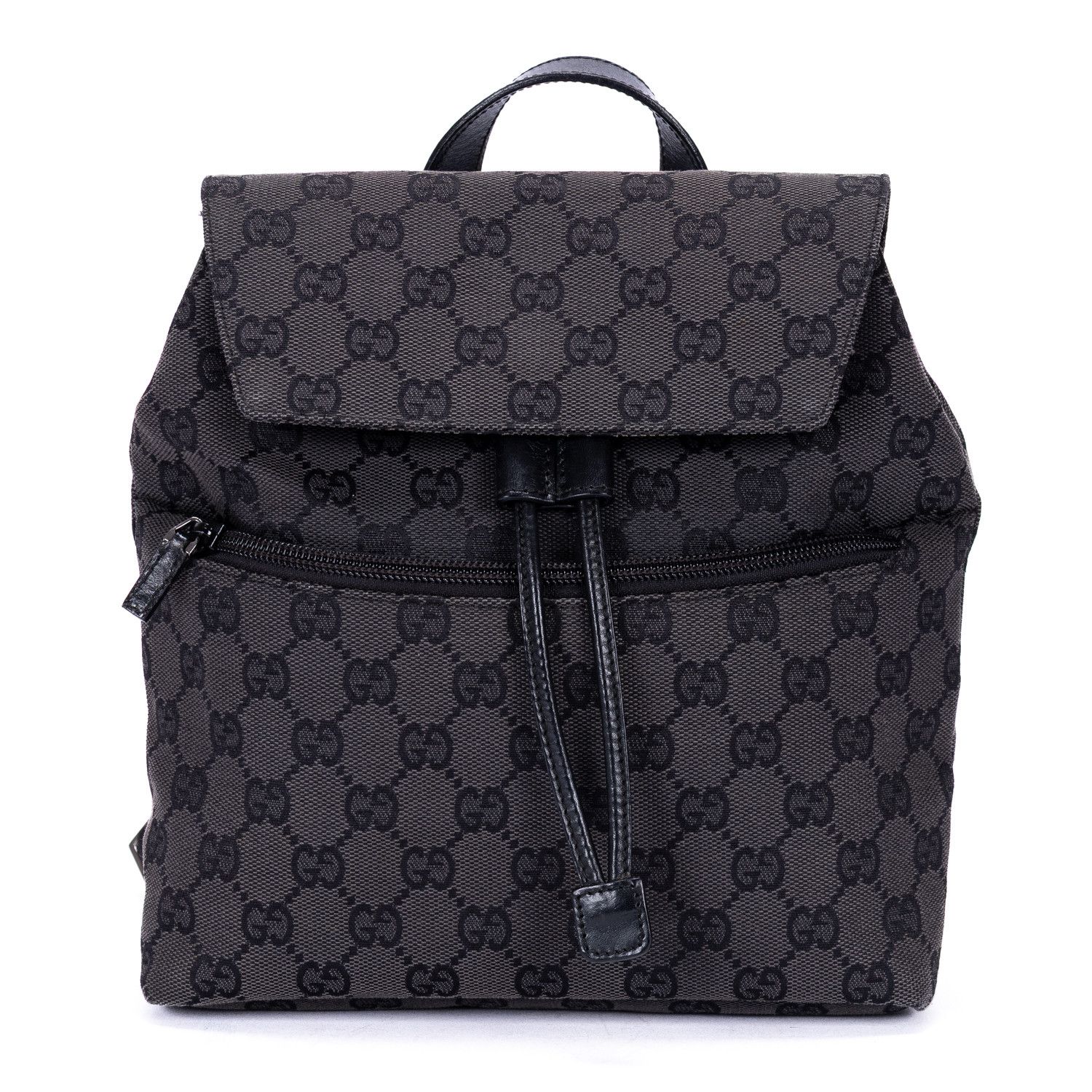 Gucci Front Zip Pocket Flap Backpack Small Size ONE SIZE - 1 Thumbnail