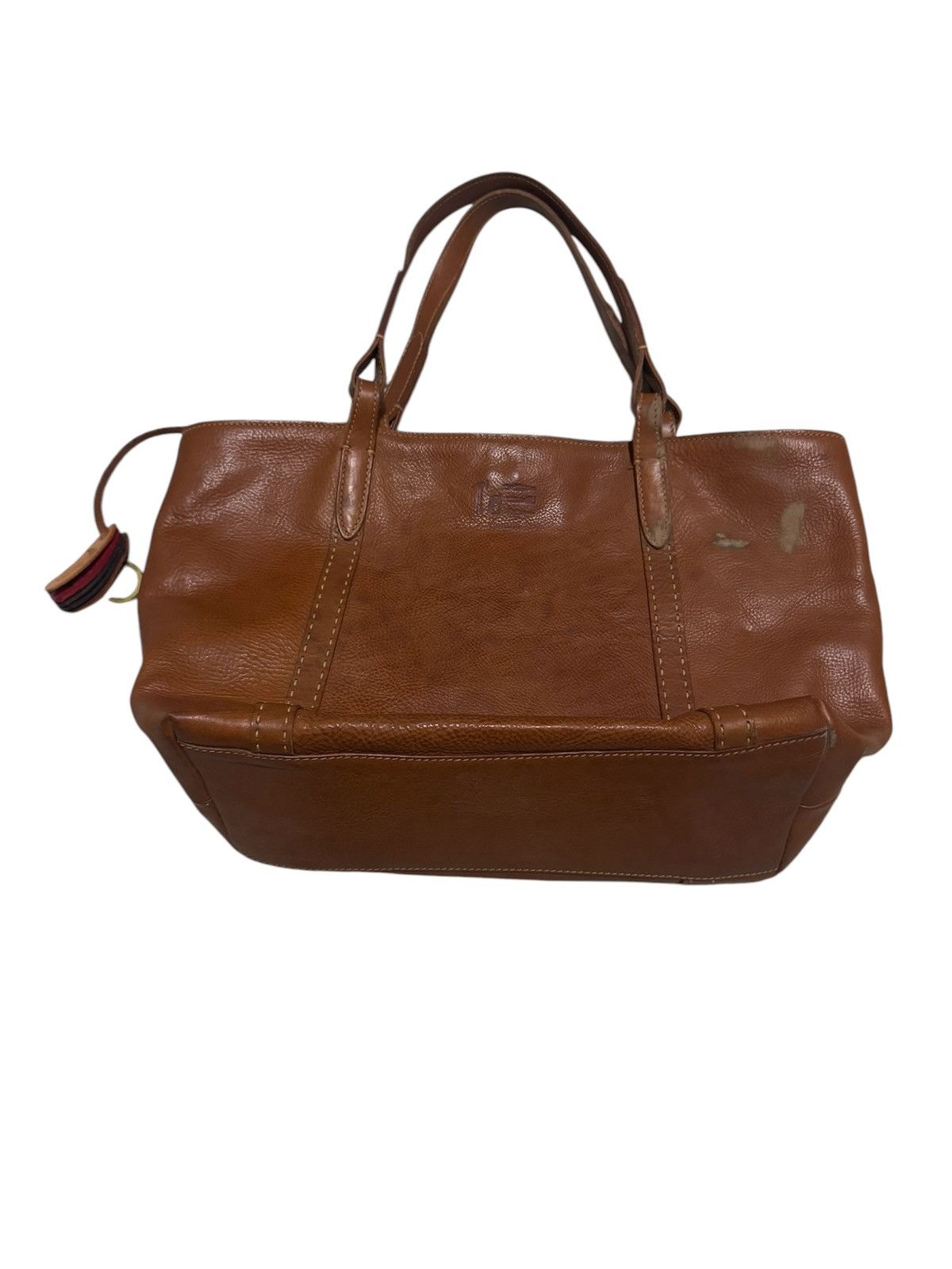 Genuine Leather × Japanese Brand 🇯🇵 Genuine Leather Genten Workshop Handle Tote Bag Size ONE SIZE - 1 Thumbnail