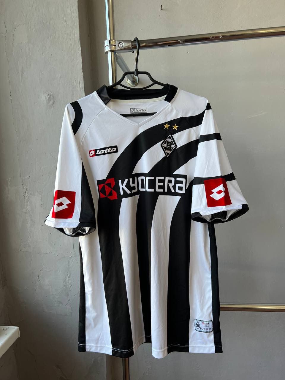 Lotto Sport 2006/7 BORUSSIA MONCHENGLABACH HOME SOCCER FOOTBALL JERSEY Size US XXL / EU 58 / 5 - 2 Thumbnail