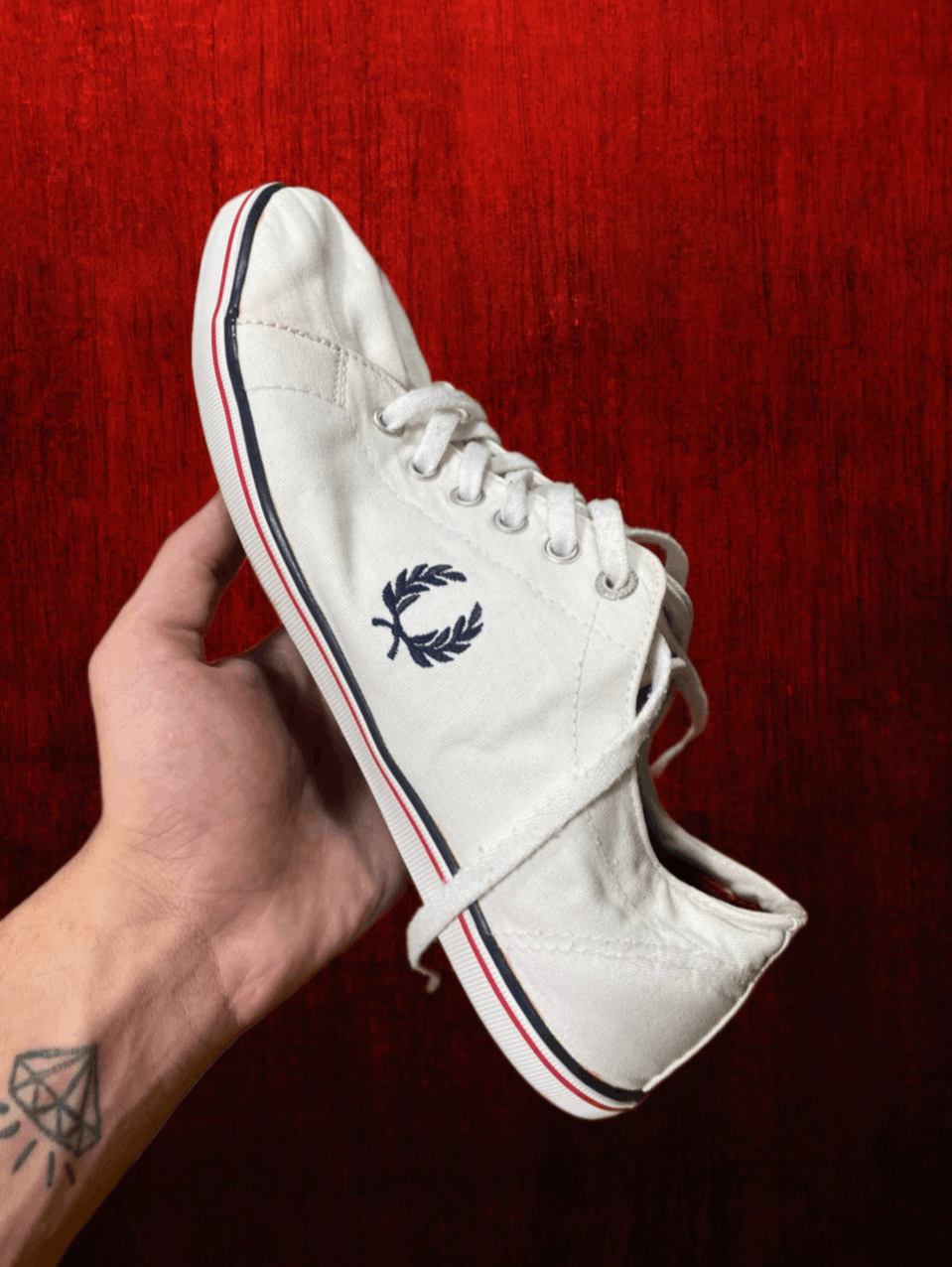 Fred Perry Streetwear Vintage Fred Perry Cordura Trainers Suede Grailed