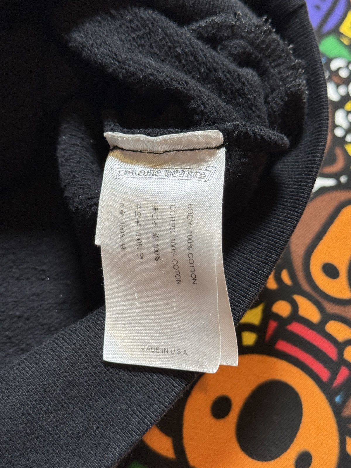 Chrome Hearts Chrome Hearts Black Script Logo Pullover Hoodie Size US M / EU 48-50 / 2 - 7 Thumbnail