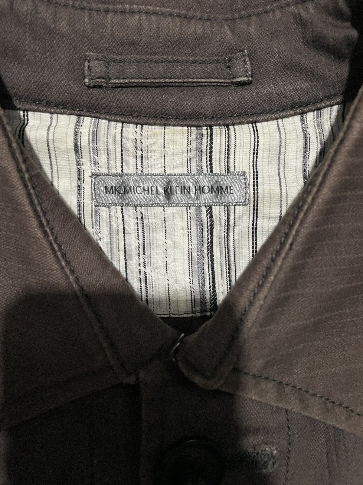 Michel Klein × Vintage Vintage Micheal Klein Homme Faded Jacket Size US L / EU 52-54 / 3 - 4 Thumbnail