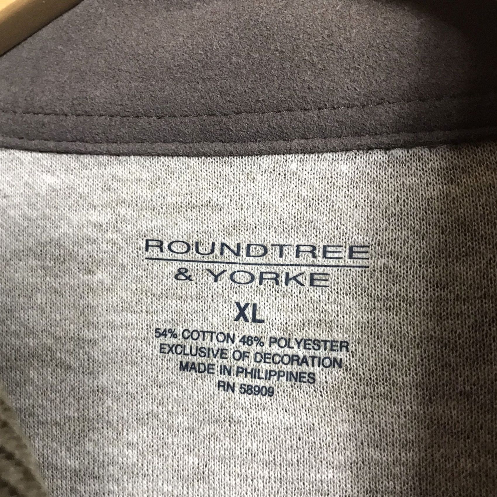 Roundtree & Yorke ROUNDTREE & YORKE Knit Shirt Mens XL Button Up Pockets Brown NEW Size US XL / EU 56 / 4 - 2 Thumbnail