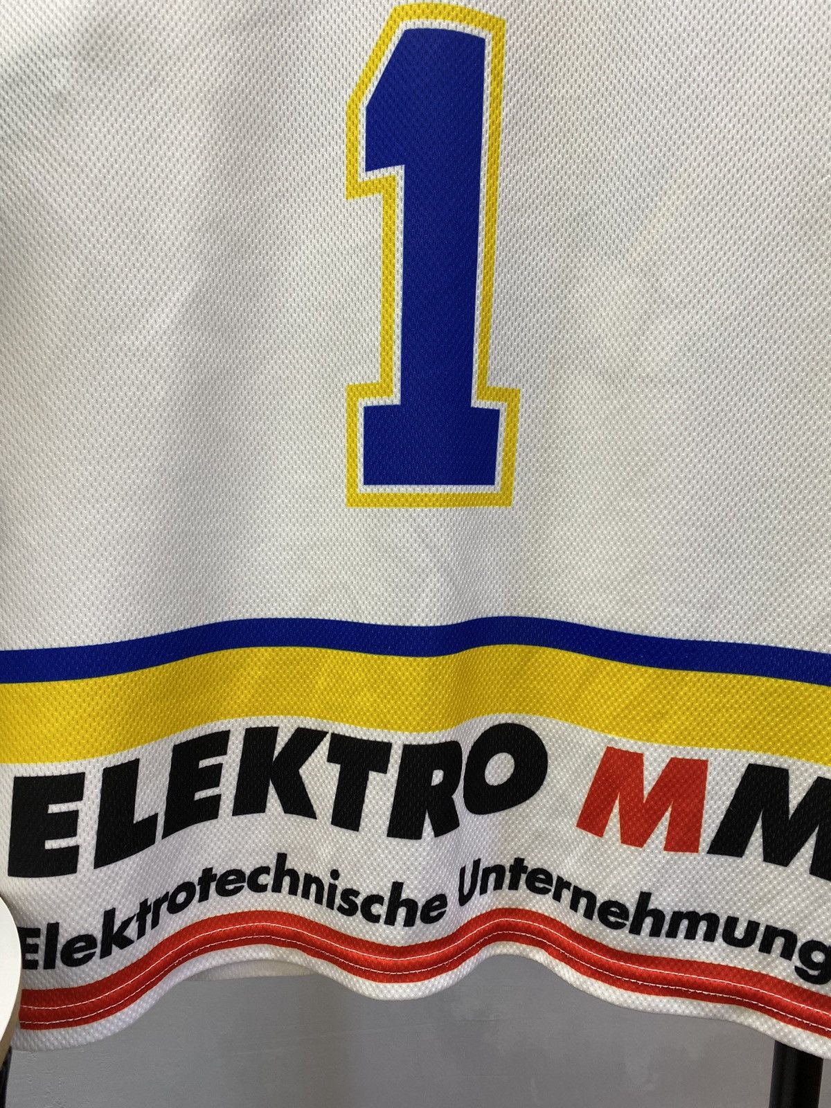 NHL × Vintage EHC AROSA HOCKEY SHIRT JERSEY OCHSNER SIZE M #1 SUSSANNE Size US M / EU 48-50 / 2 - 13 Thumbnail