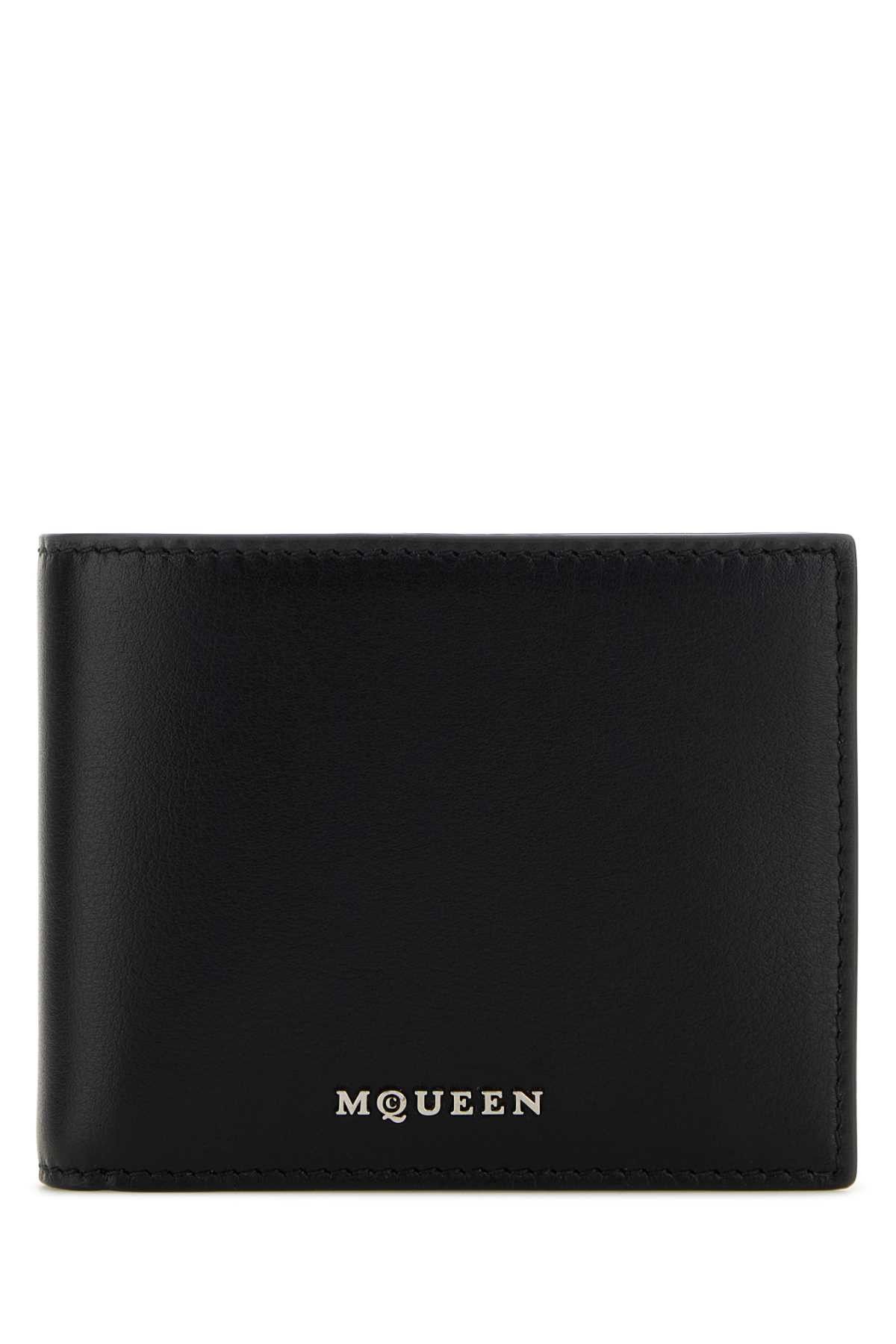 Alexander McQueen Black Leather Wallet Size ONE SIZE - 1 Thumbnail