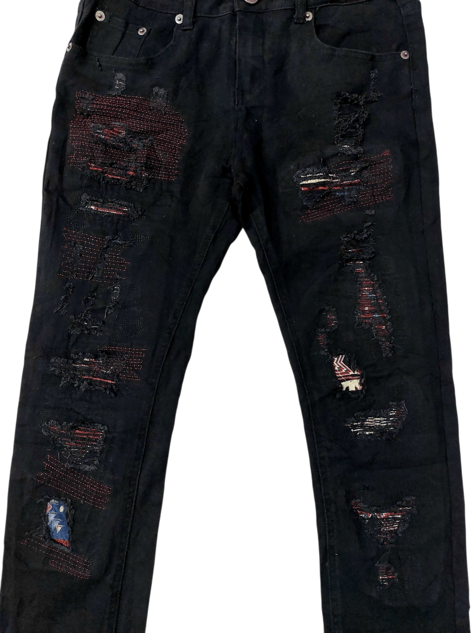 In The Attic In the Attic Stretchable Punk Inspired by Kurt Cobain Size US 31 - 2 Thumbnail