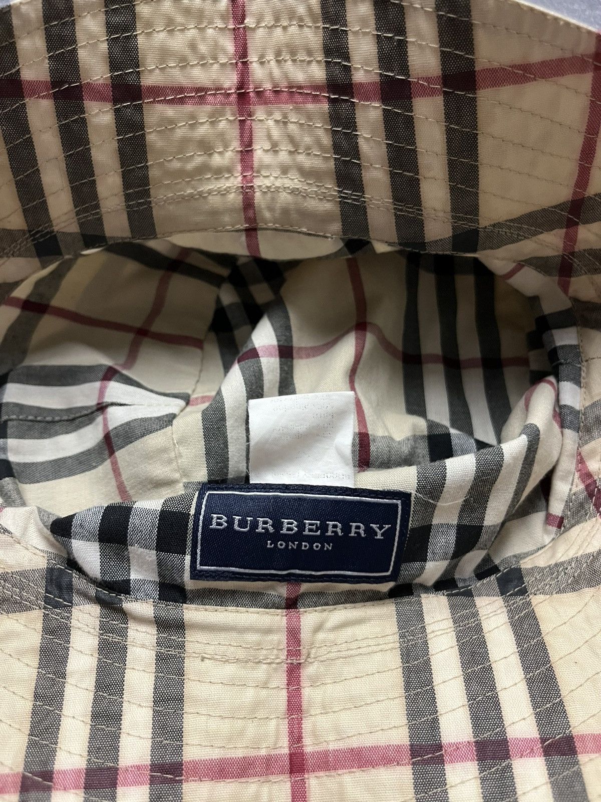 Burberry Vintage Burberry Panama Hats Cap Nova Check Size ONE SIZE - 4 Thumbnail