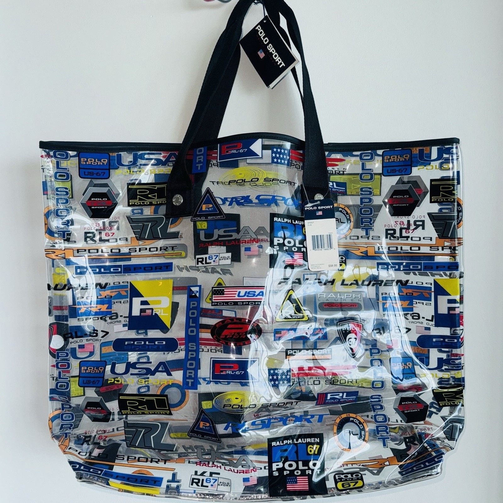 Ralph Lauren Vintage NEW Polo Sport Ralph Lauren Racing Jacket Tote Ba Size ONE SIZE - 8 Thumbnail