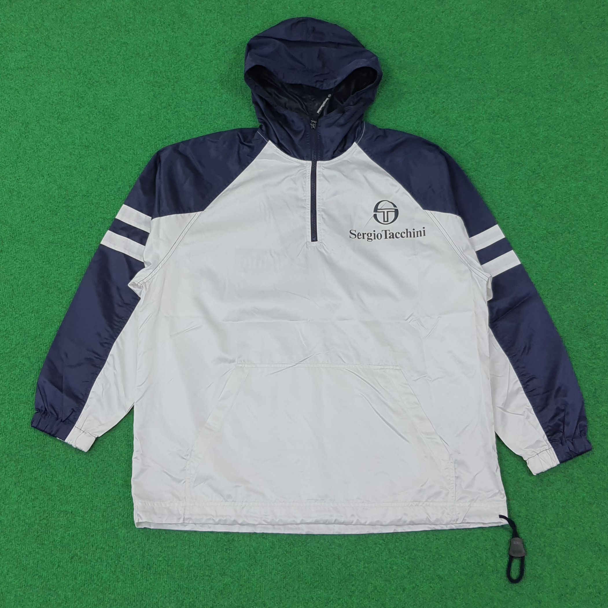 Sergio Tacchini Vintage Sergio Tacchini Half Zipper Jacket C238N10 Size US XL / EU 56 / 4 - 3 Thumbnail
