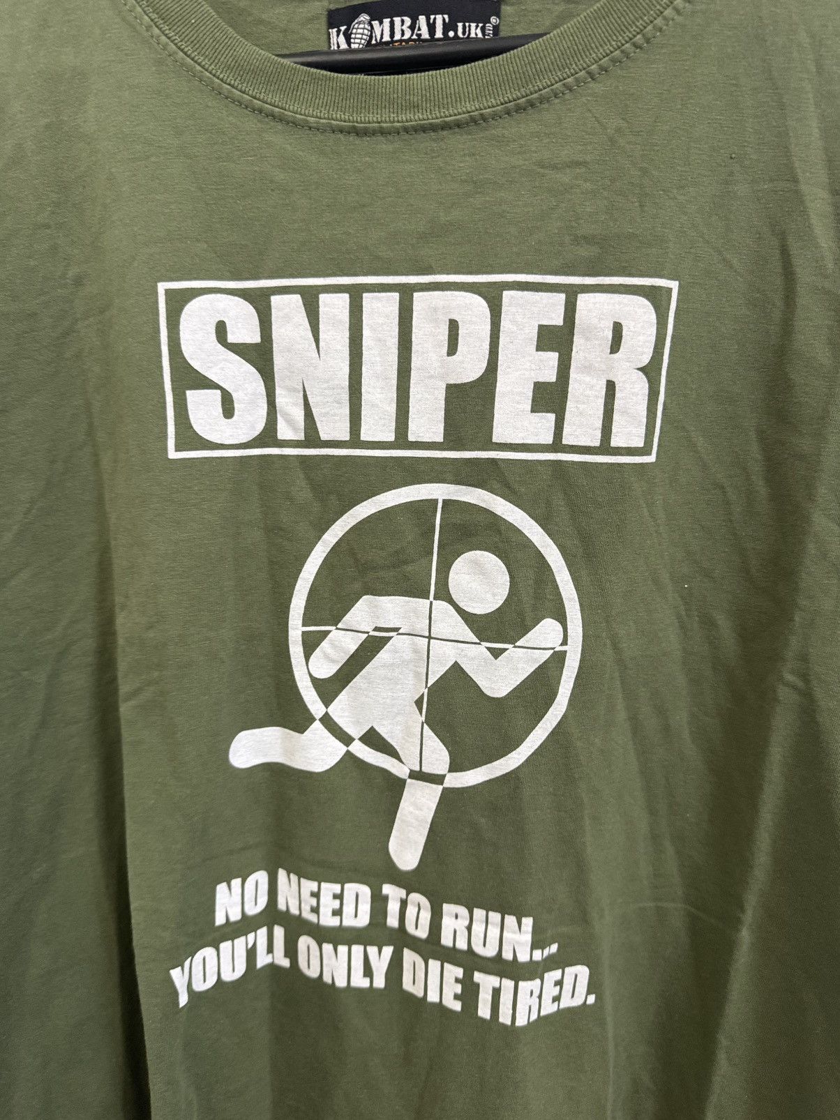 Vintage Vintage Sniper Funny Art T Shirt Public Enemy Terror Size US XL / EU 56 / 4 - 3 Thumbnail