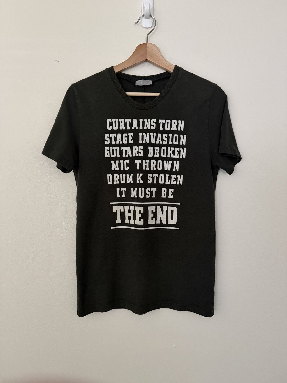 Dior Dior Homme AW05 Curtains Torn, The End Shirt | Grailed