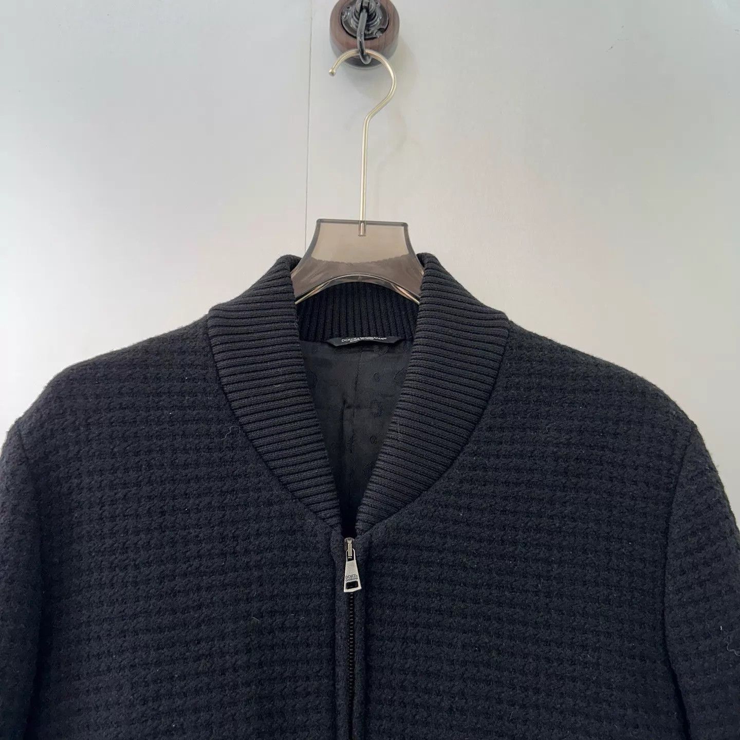 Dolce & Gabbana DG Men's Heavy Wool Knit Jacket 46 Size US S / EU 44-46 / 1 - 3 Thumbnail