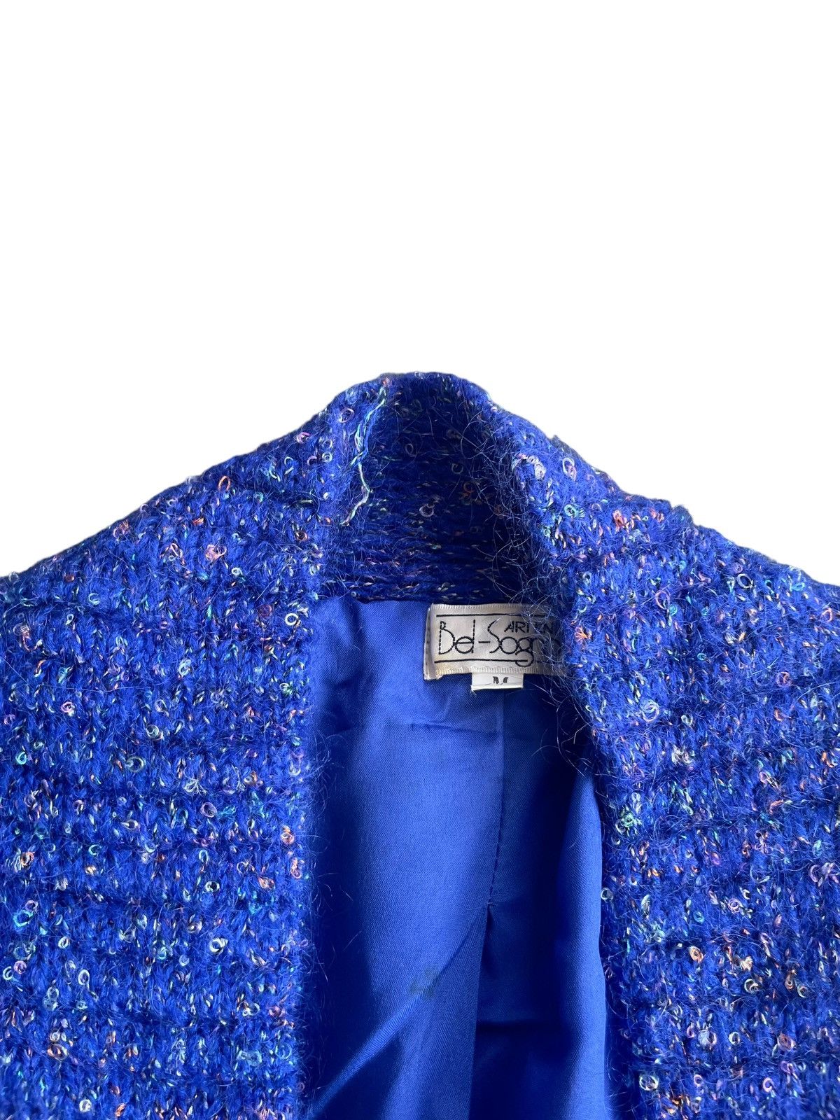 Vintage Vintage Mohair Bel Sogno Art Knit Jacket Size M / US 6-8 / IT 42-44 - 4 Thumbnail